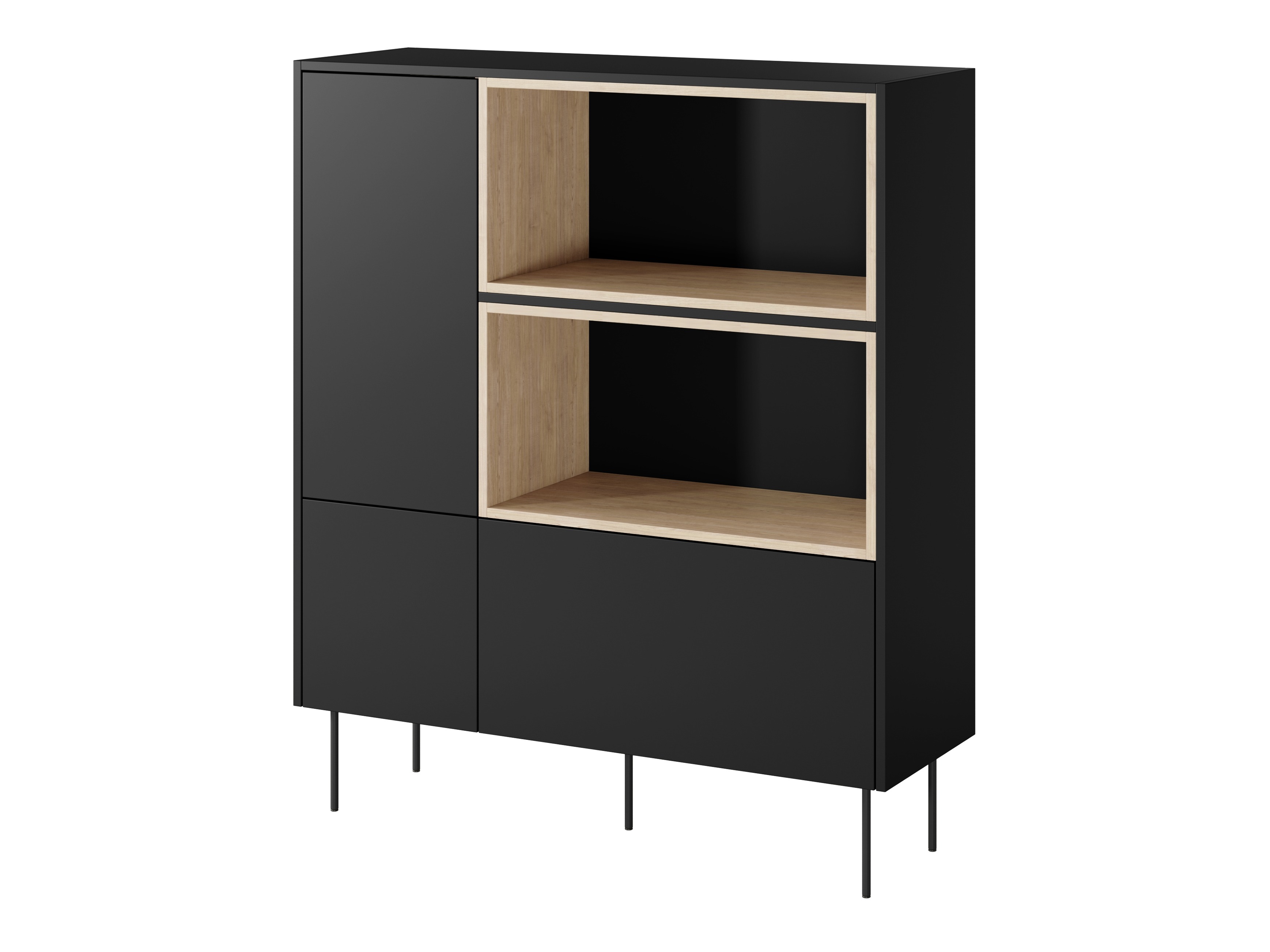 Lentyna Tivdala 112 (Ąžuolas + Matinė juoda)