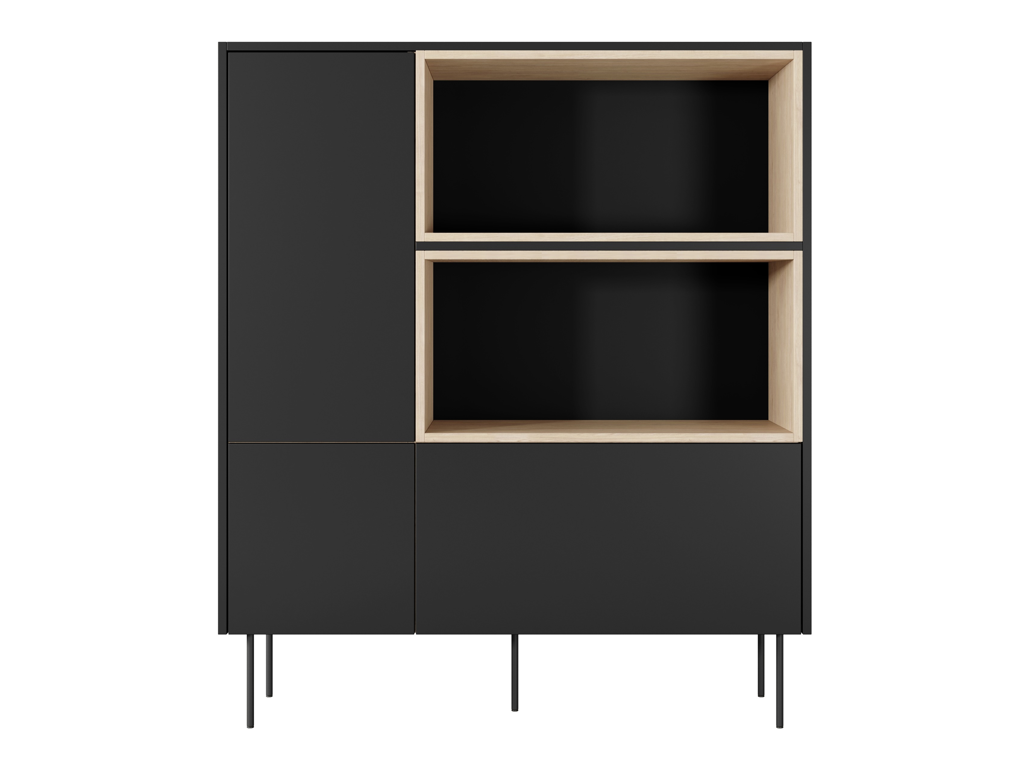 Lentyna Tivdala 112 (Ąžuolas + Matinė juoda)