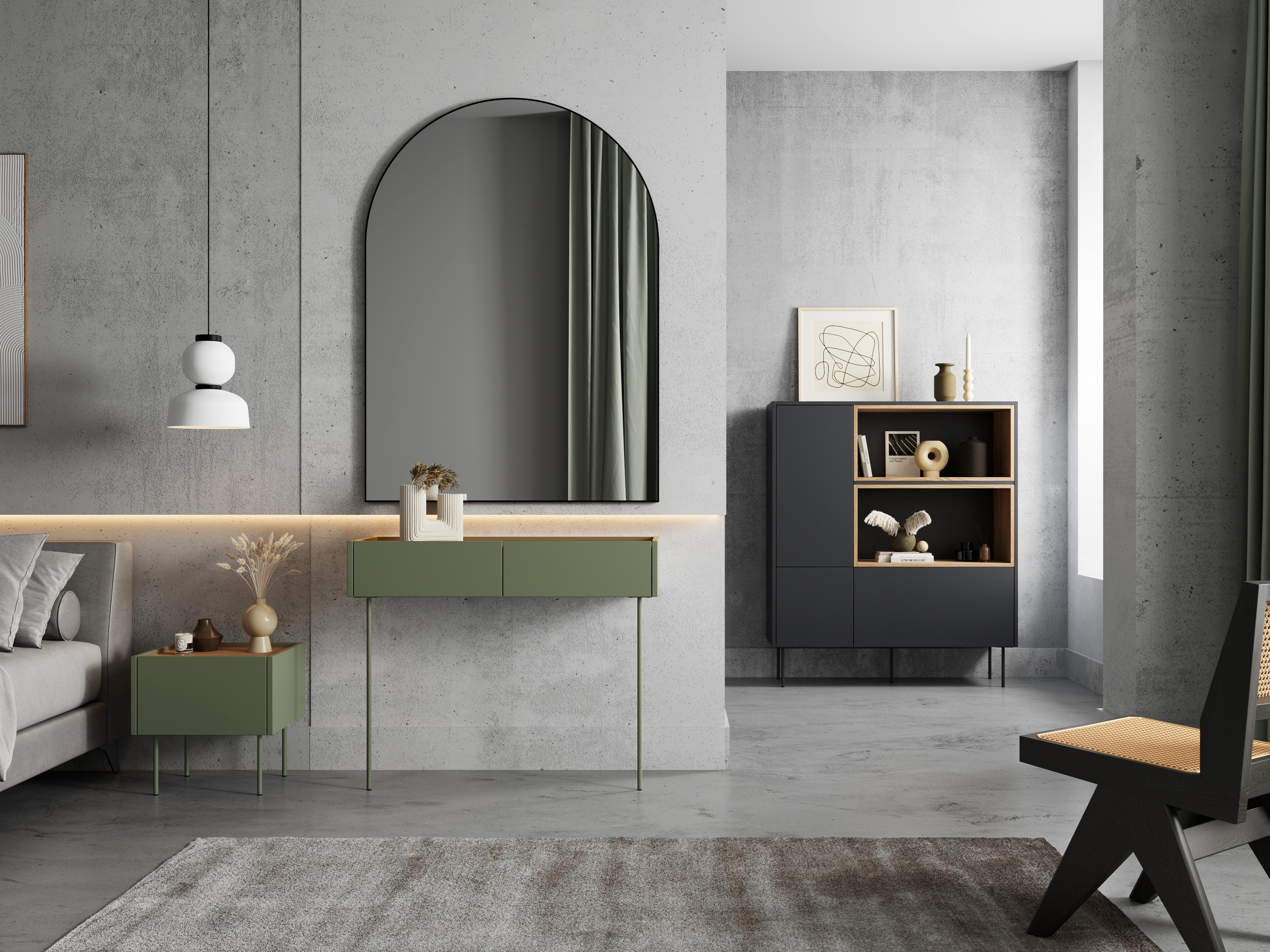 Lentyna Tivdala 112 (Ąžuolas + Matinė juoda)