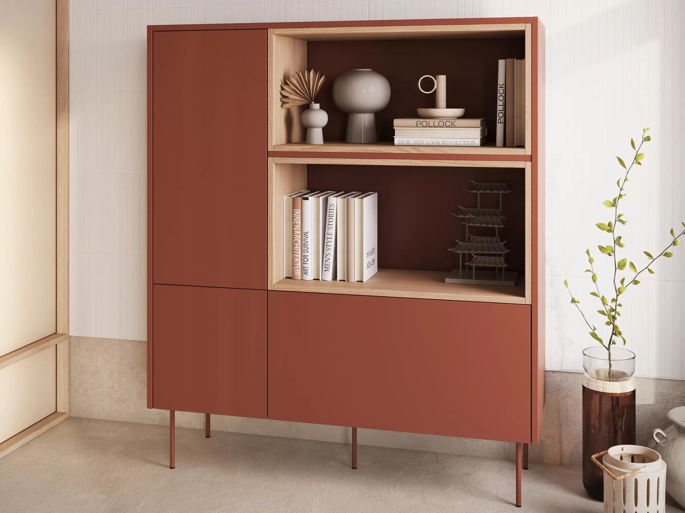 Lentyna Tivdala 112 (Ąžuolas + Matinė raudona)