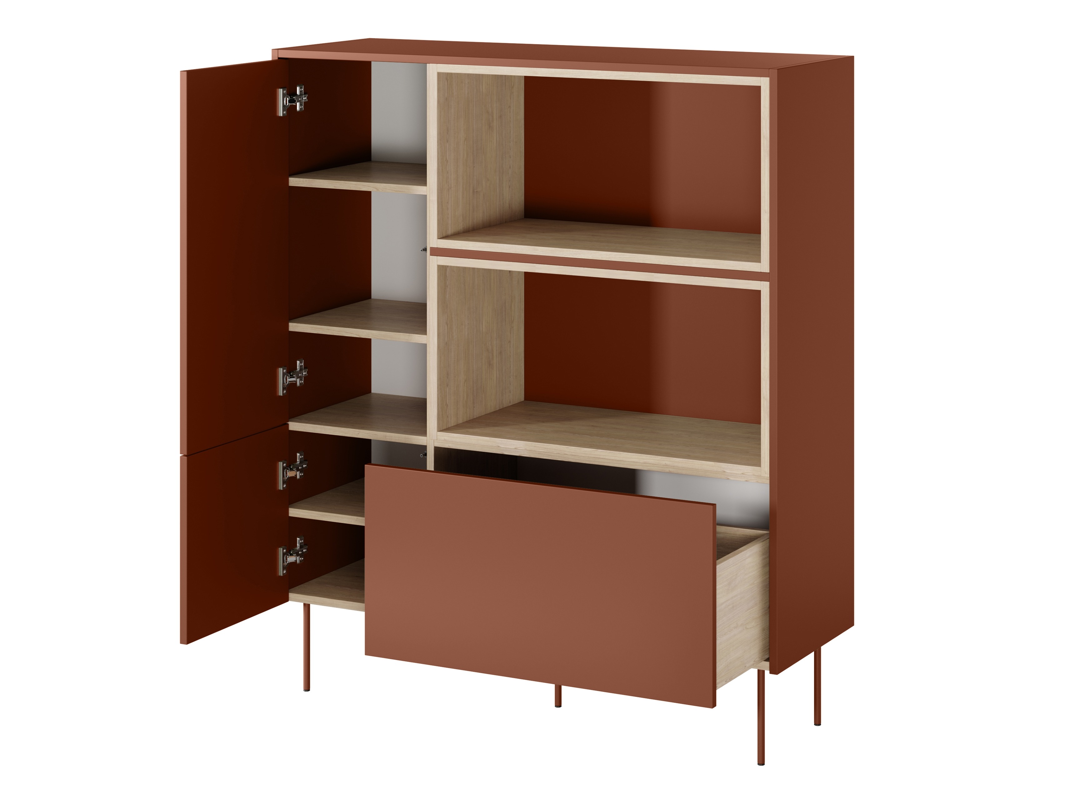 Lentyna Tivdala 112 (Ąžuolas + Matinė raudona)