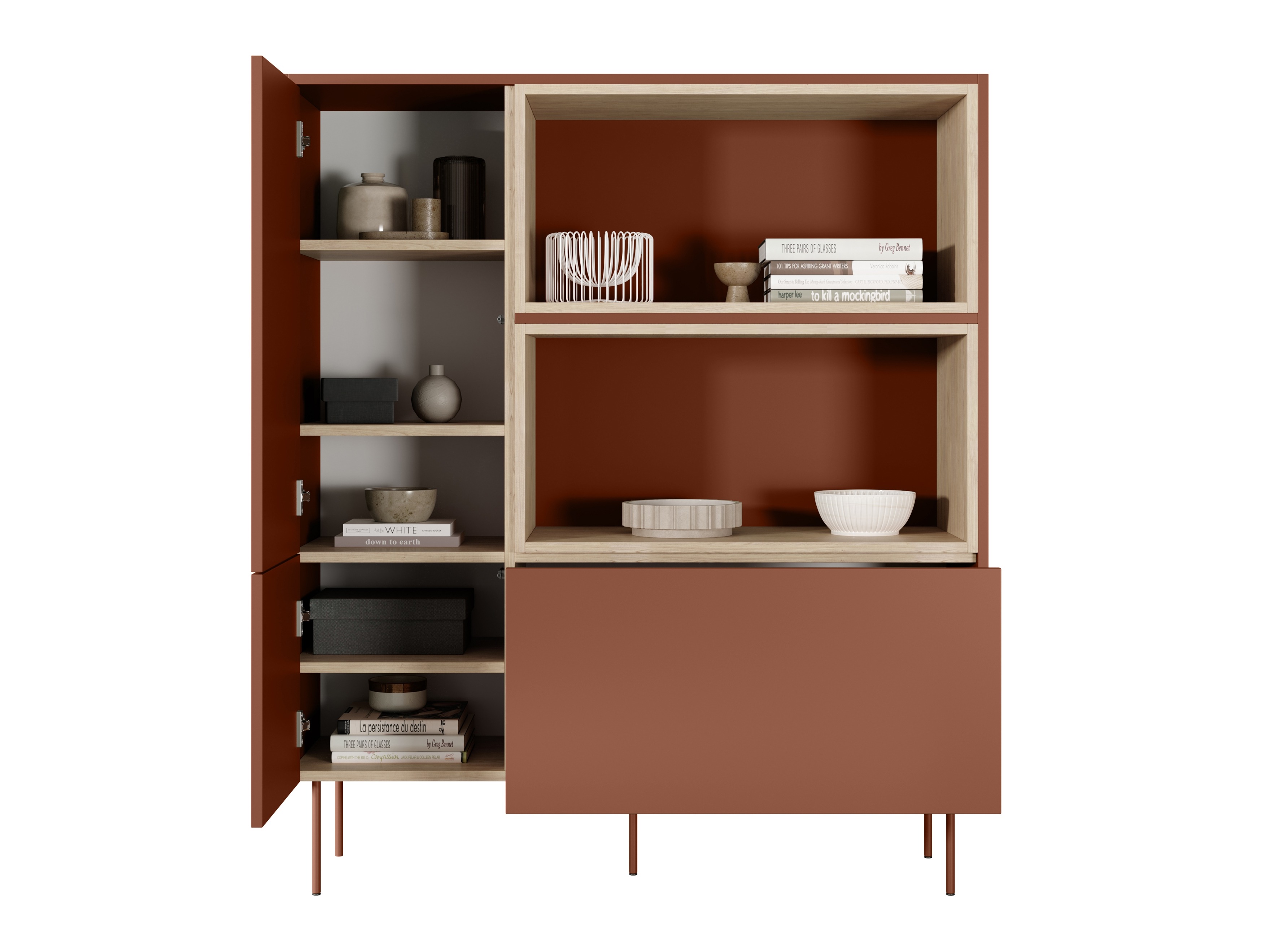 Lentyna Tivdala 112 (Ąžuolas + Matinė raudona)