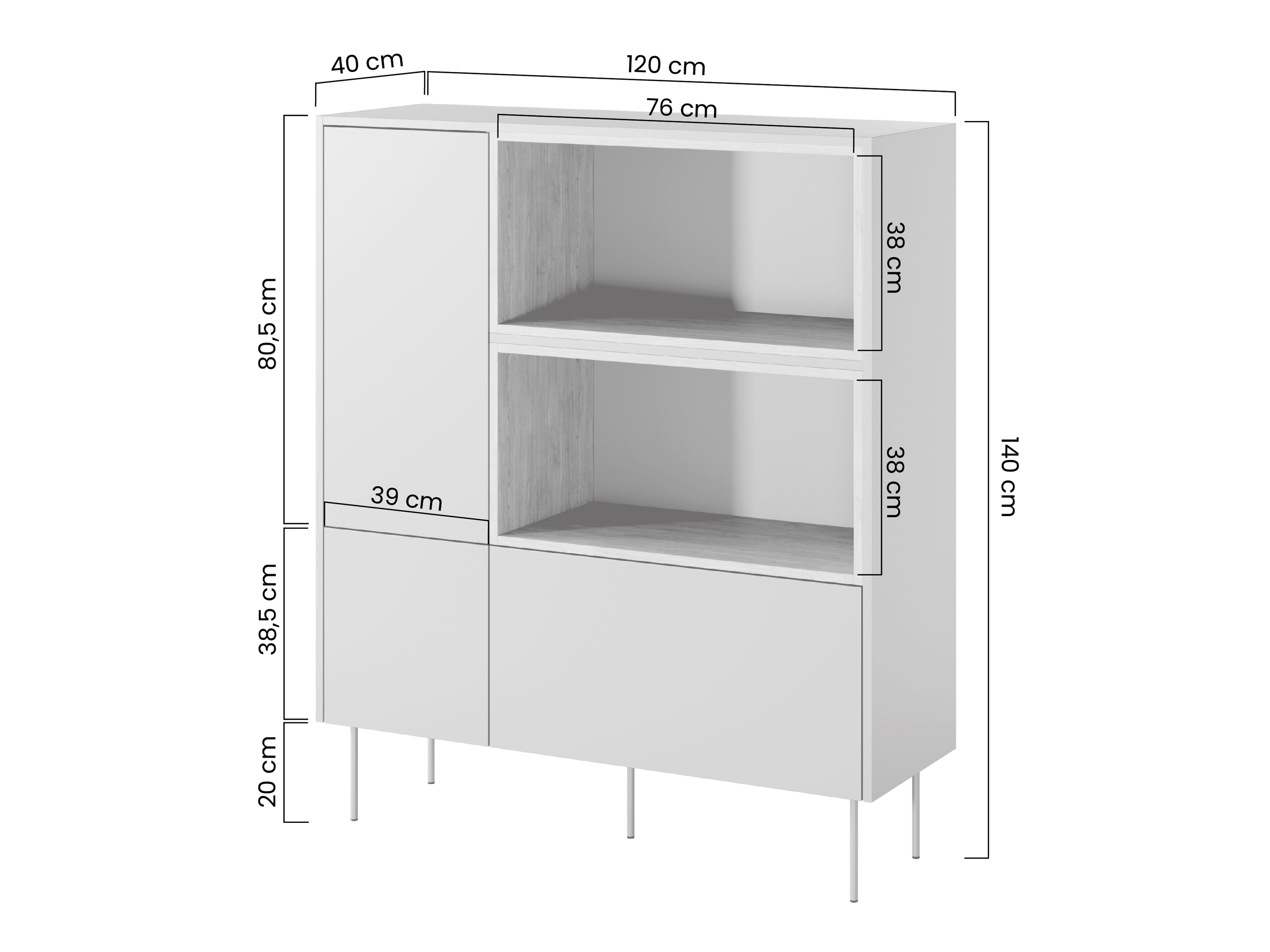 Lentyna Tivdala 112 (Ąžuolas + Matinė raudona)