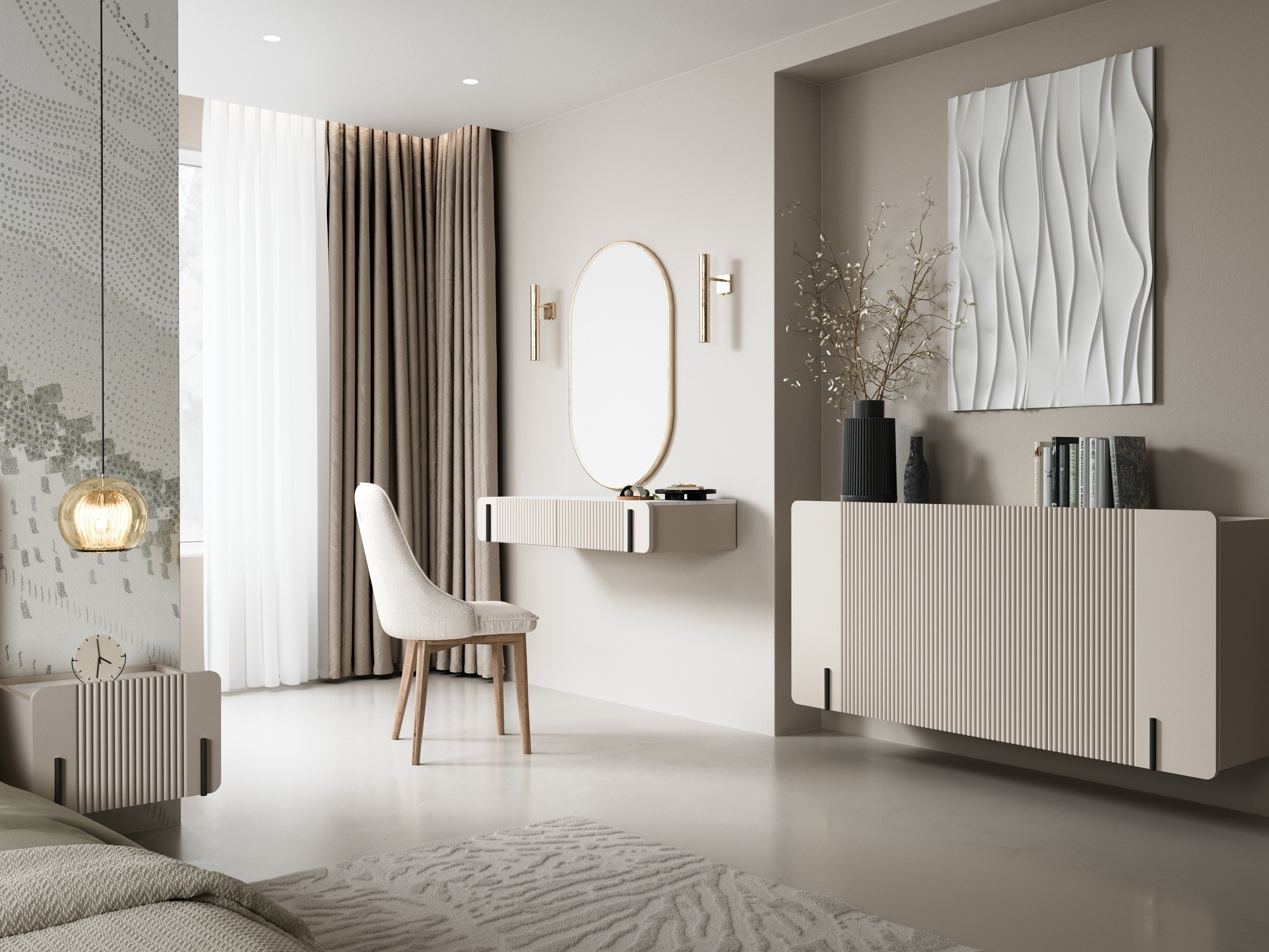 Spintelė Etrvero 111 (Kašmyras + Baltas marmuras)