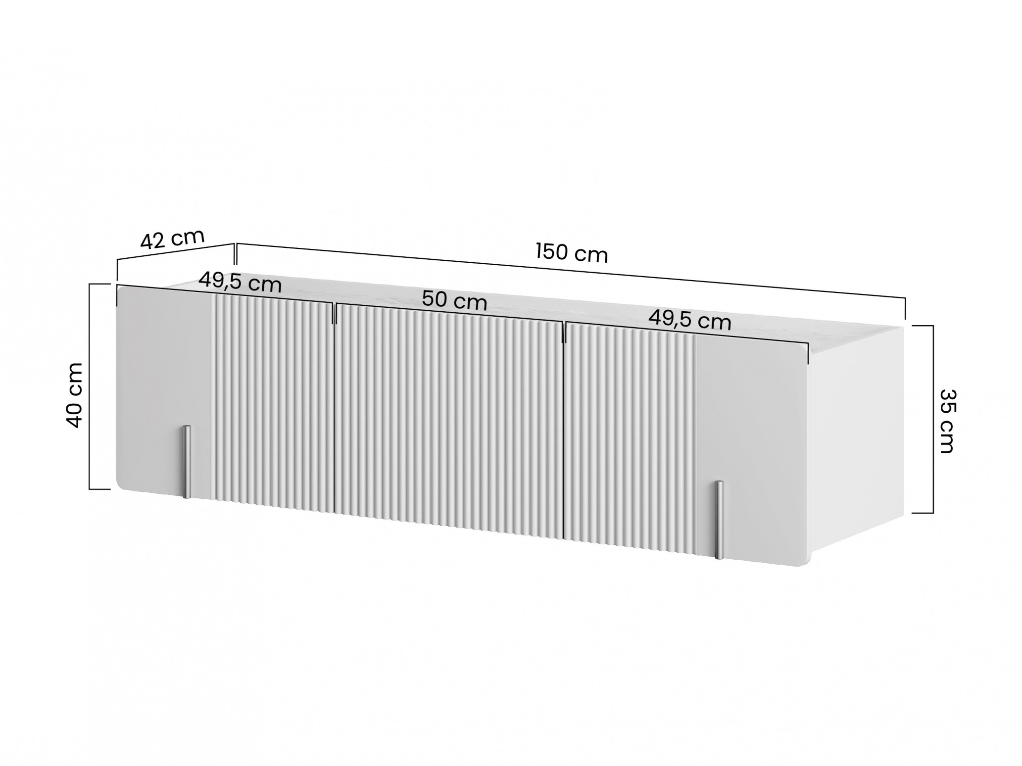 TV staliukas Etrvero 112 (Juoda)