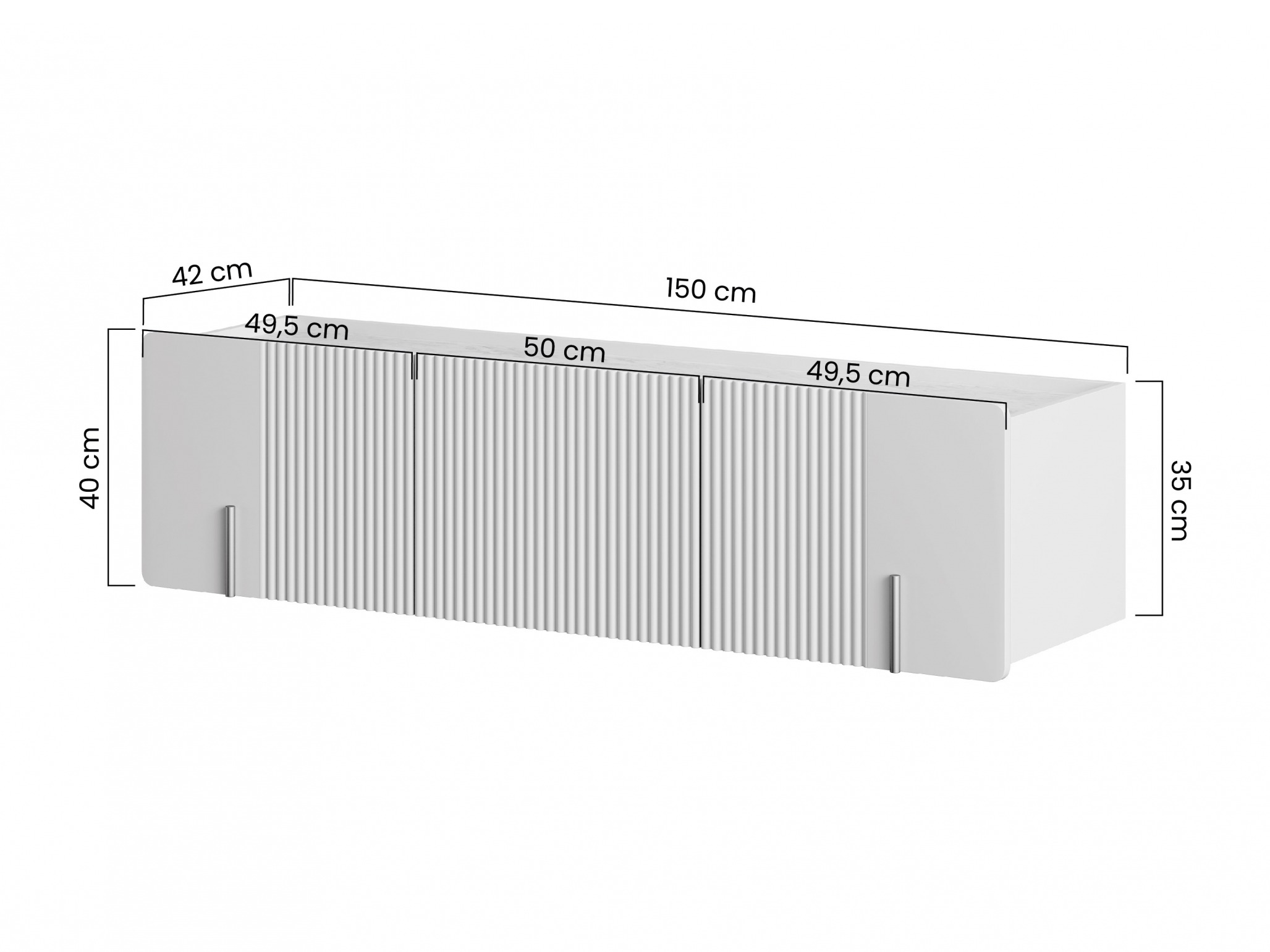 TV staliukas Etrvero 112 (Kašmyras + Baltas marmuras)
