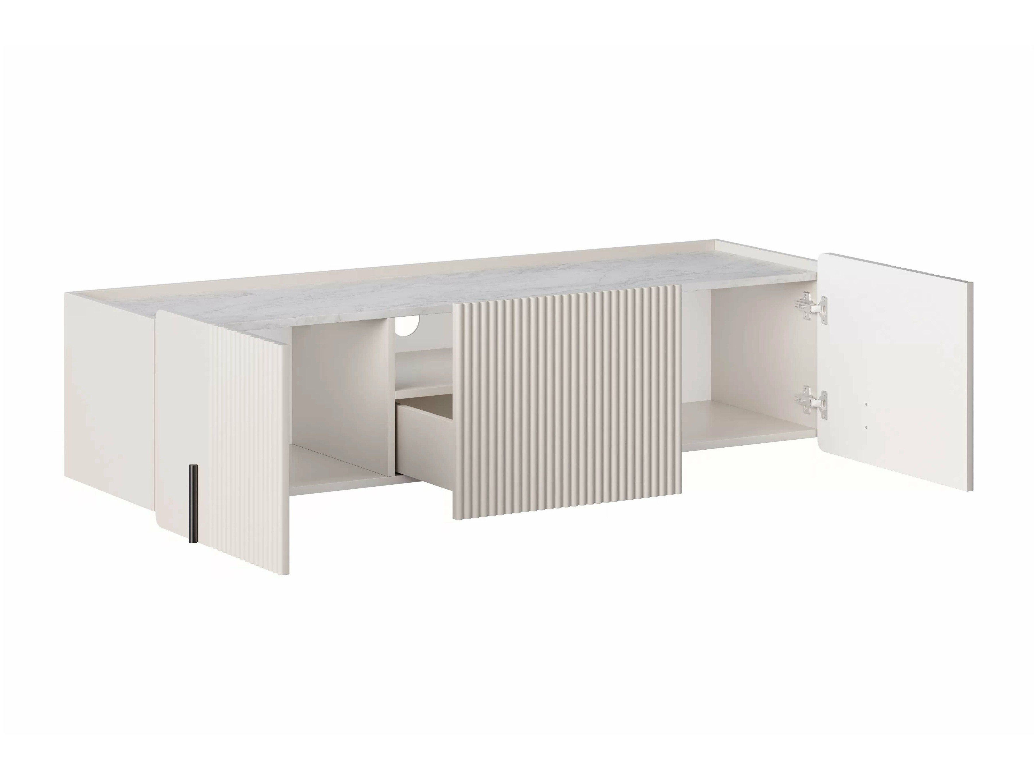 TV staliukas Etrvero 112 (Kašmyras + Baltas marmuras)