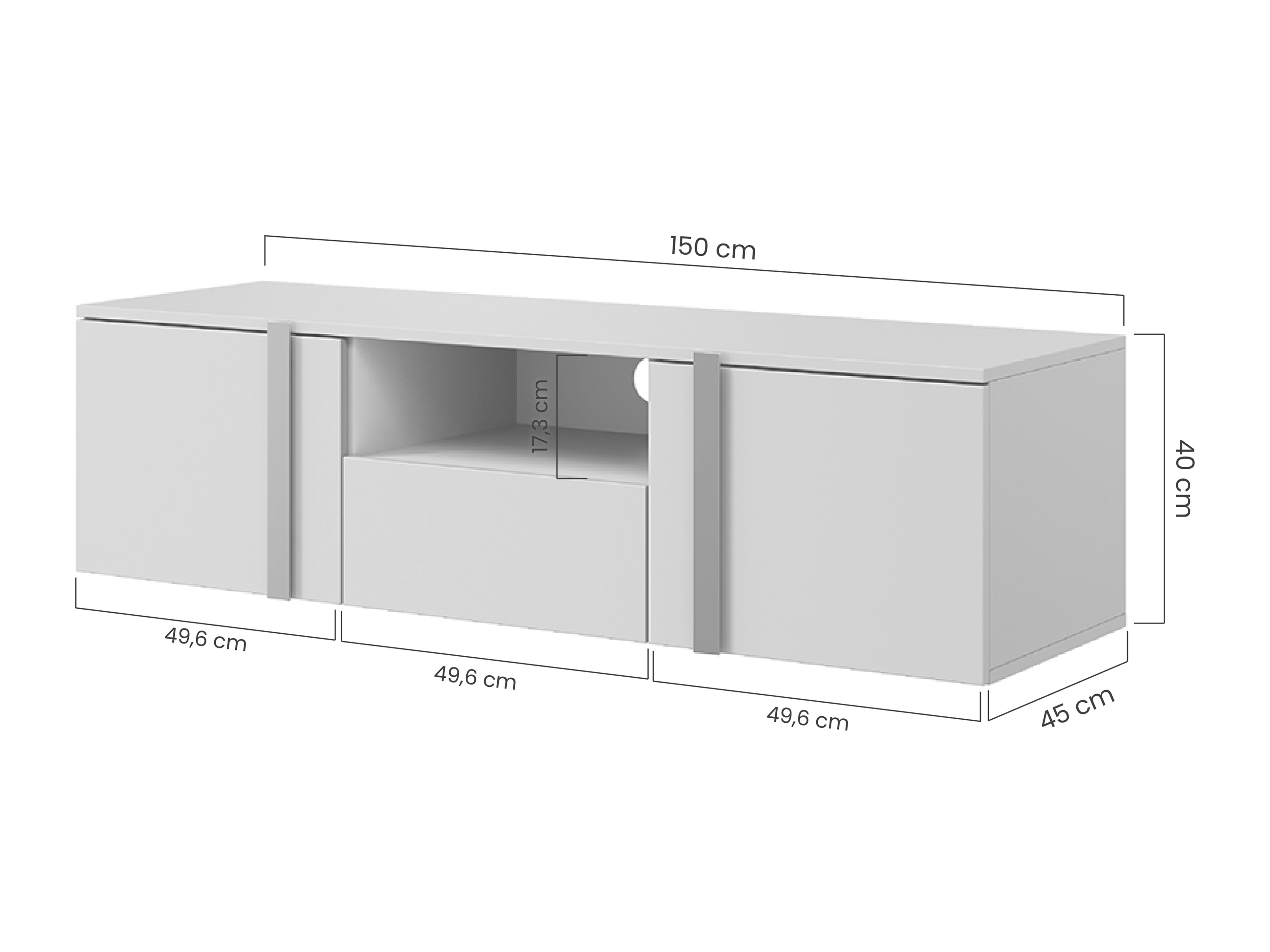 TV staliukas Lortesu 100 (Ąžuolas)