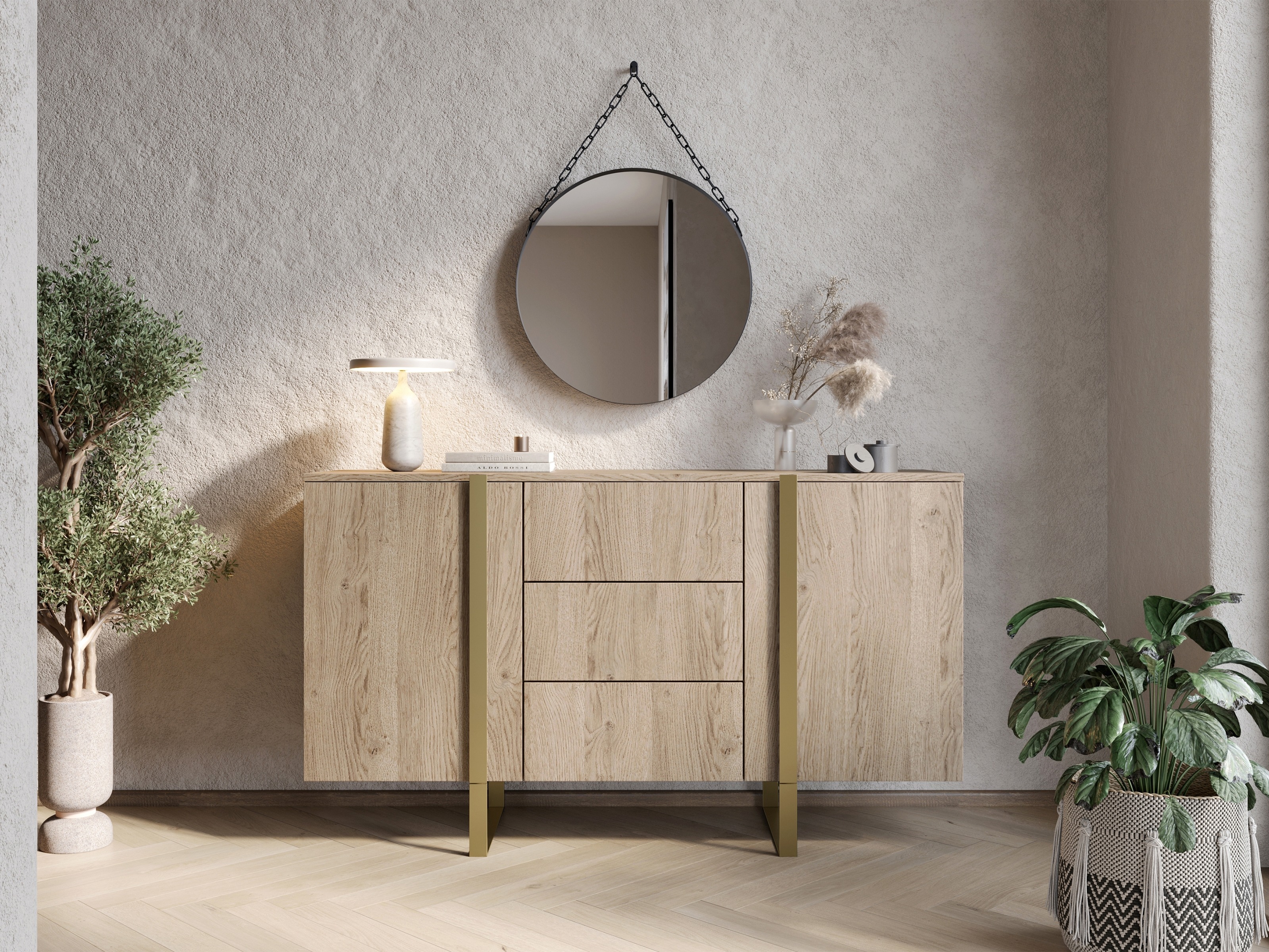 Komoda Lortesu 105 (Ąžuolas)