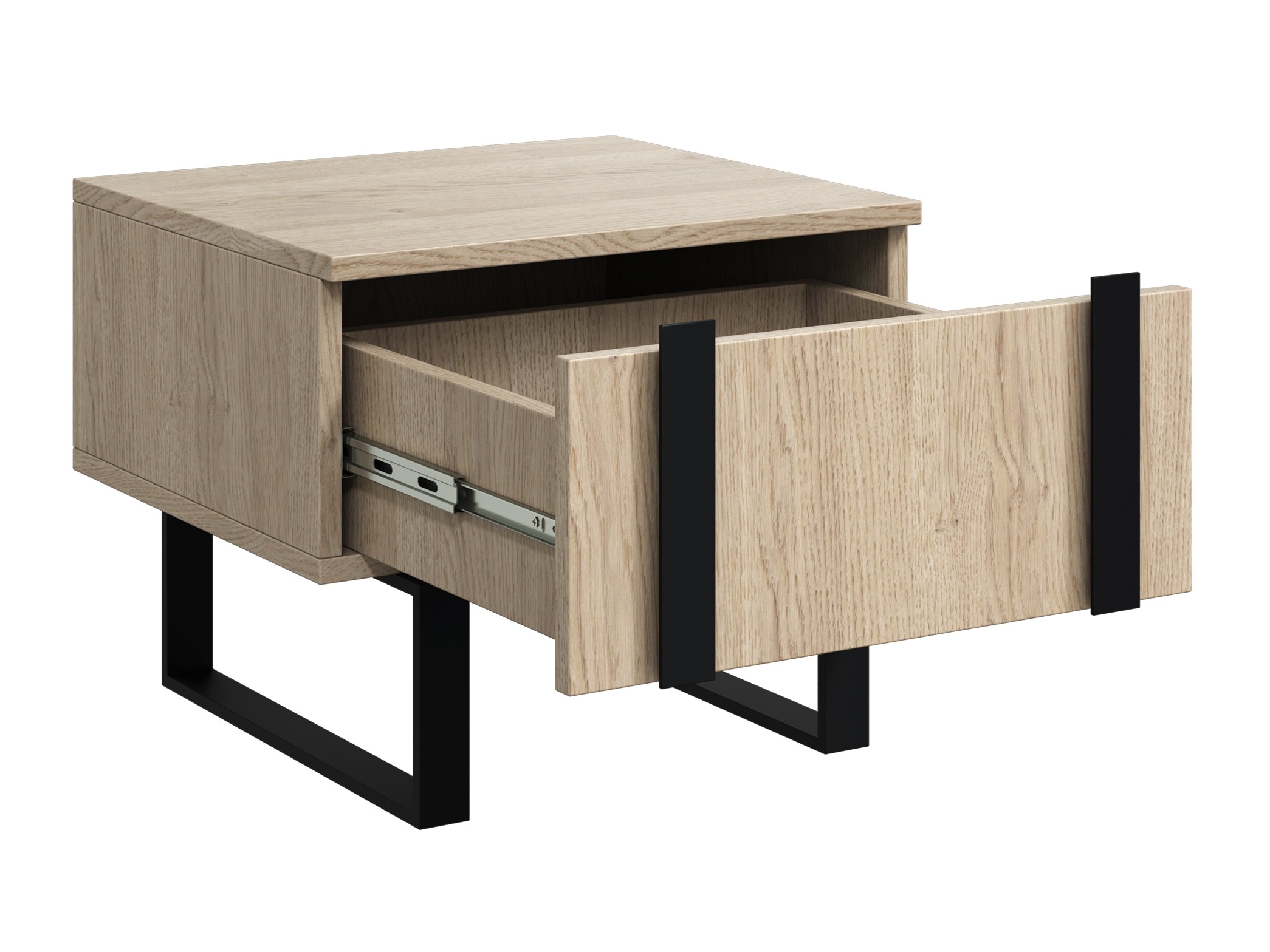 Naktinių staliukų komplektas Lortesu 108 (Ąžuolas)