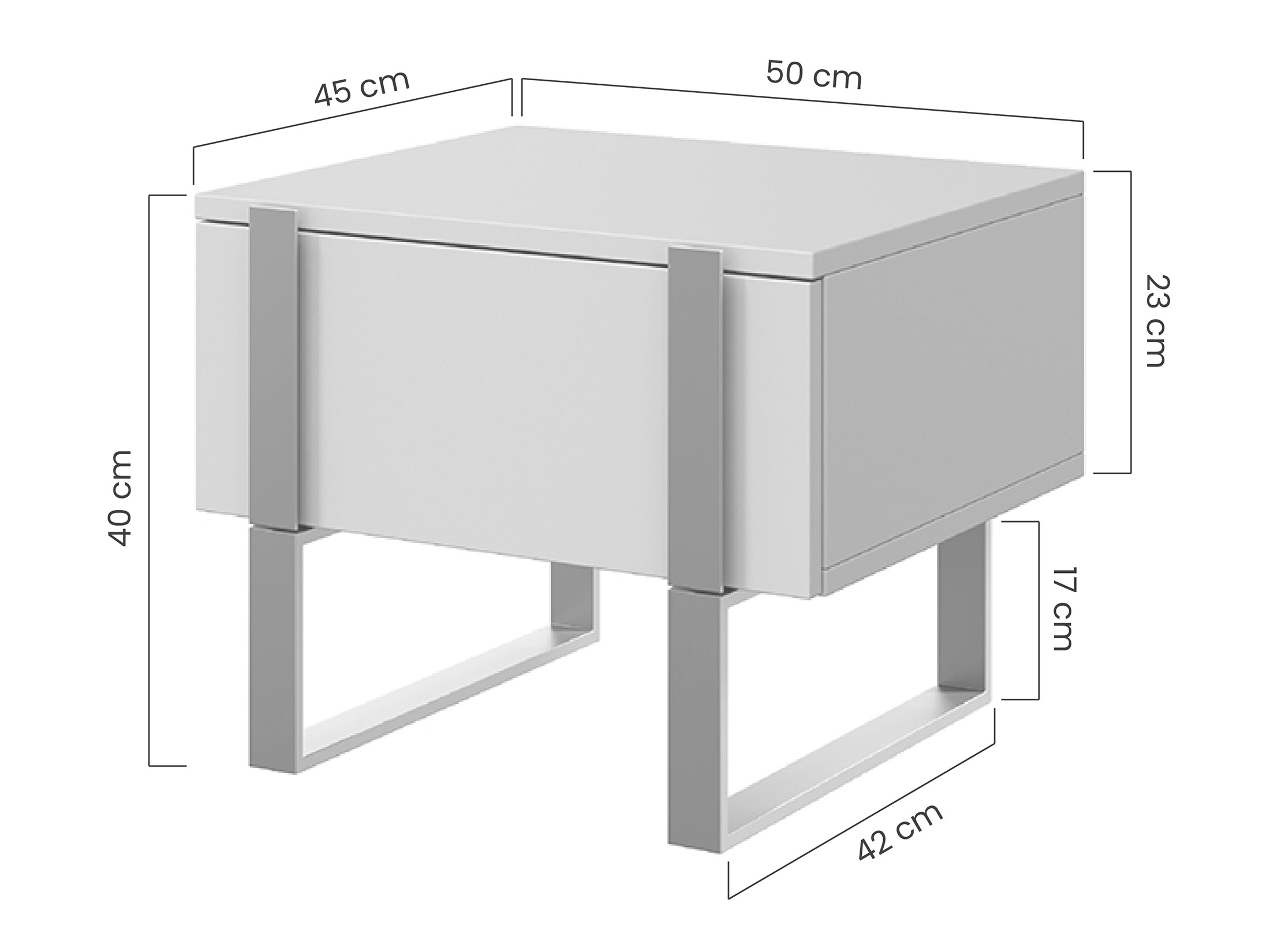 Naktinių staliukų komplektas Lortesu 108 (Ąžuolas)