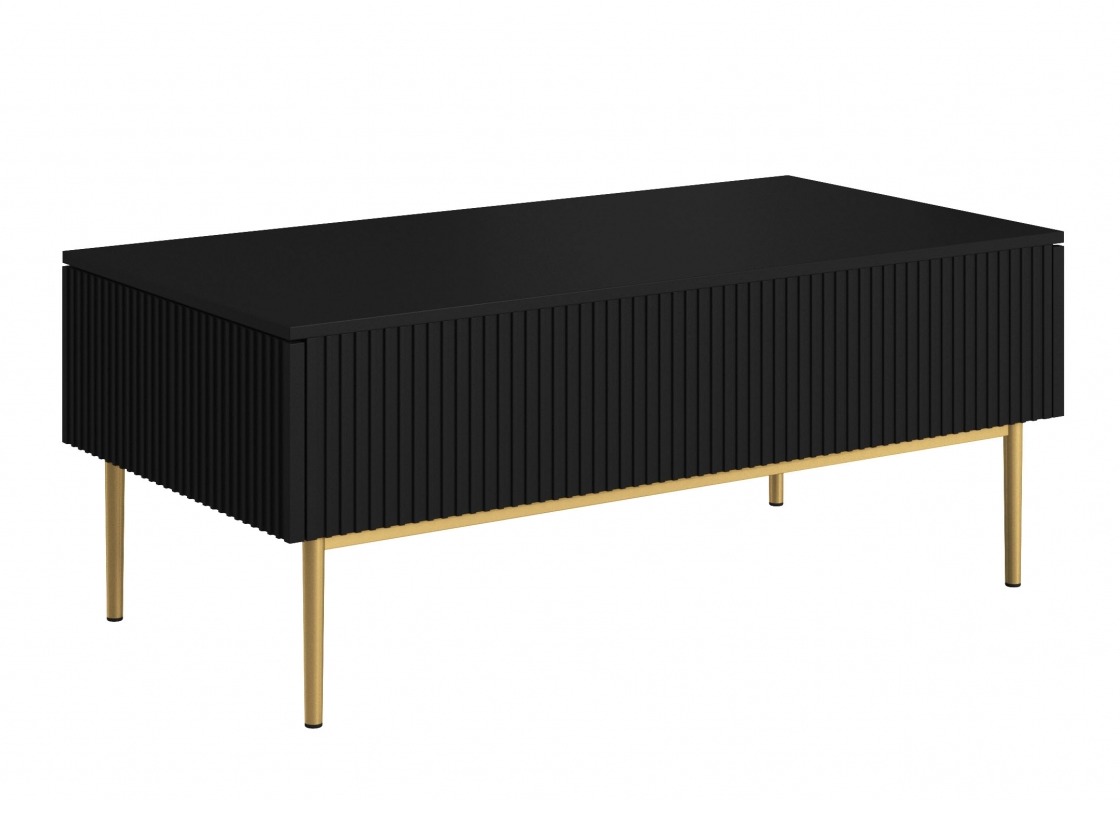 Žurnalinis staliukas Melfelu 100 (Juoda)