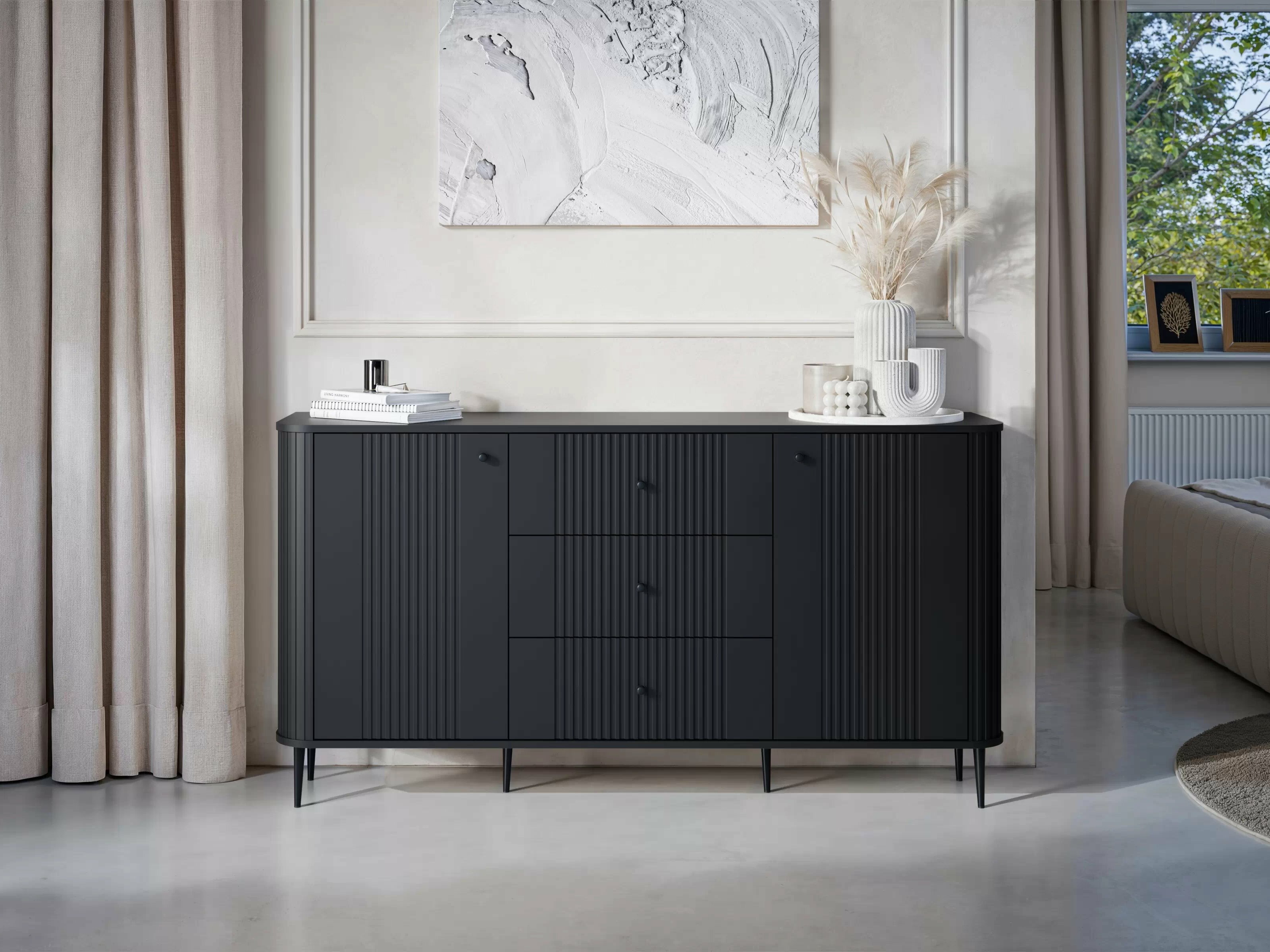 Komoda Revtoru 100 (Juoda)