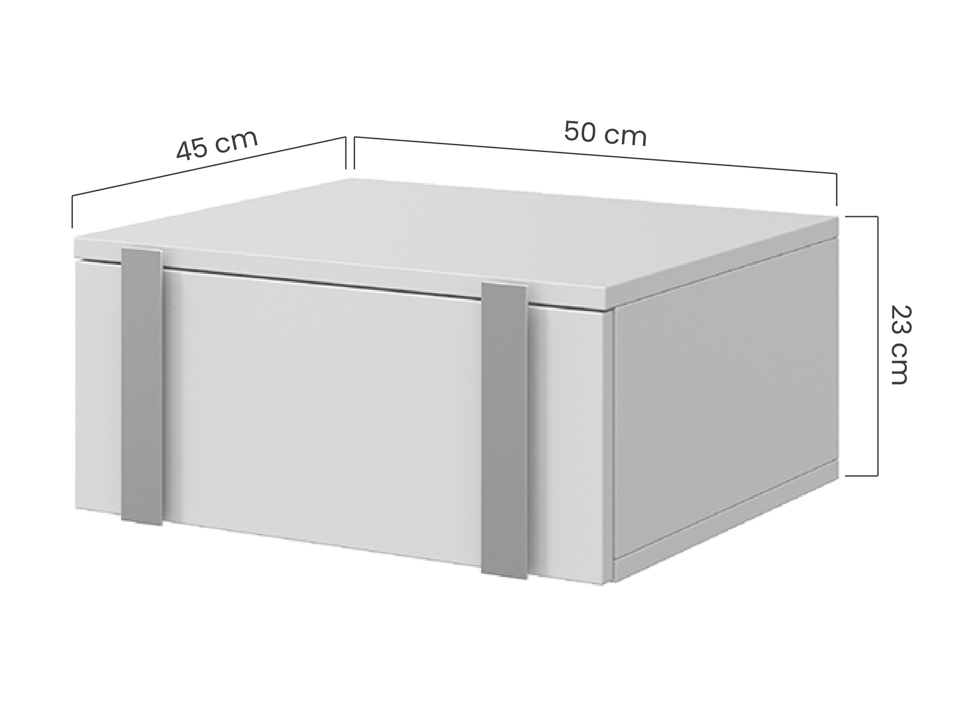 Naktinių staliukų komplektas Lortesu 109 (Ąžuolas)
