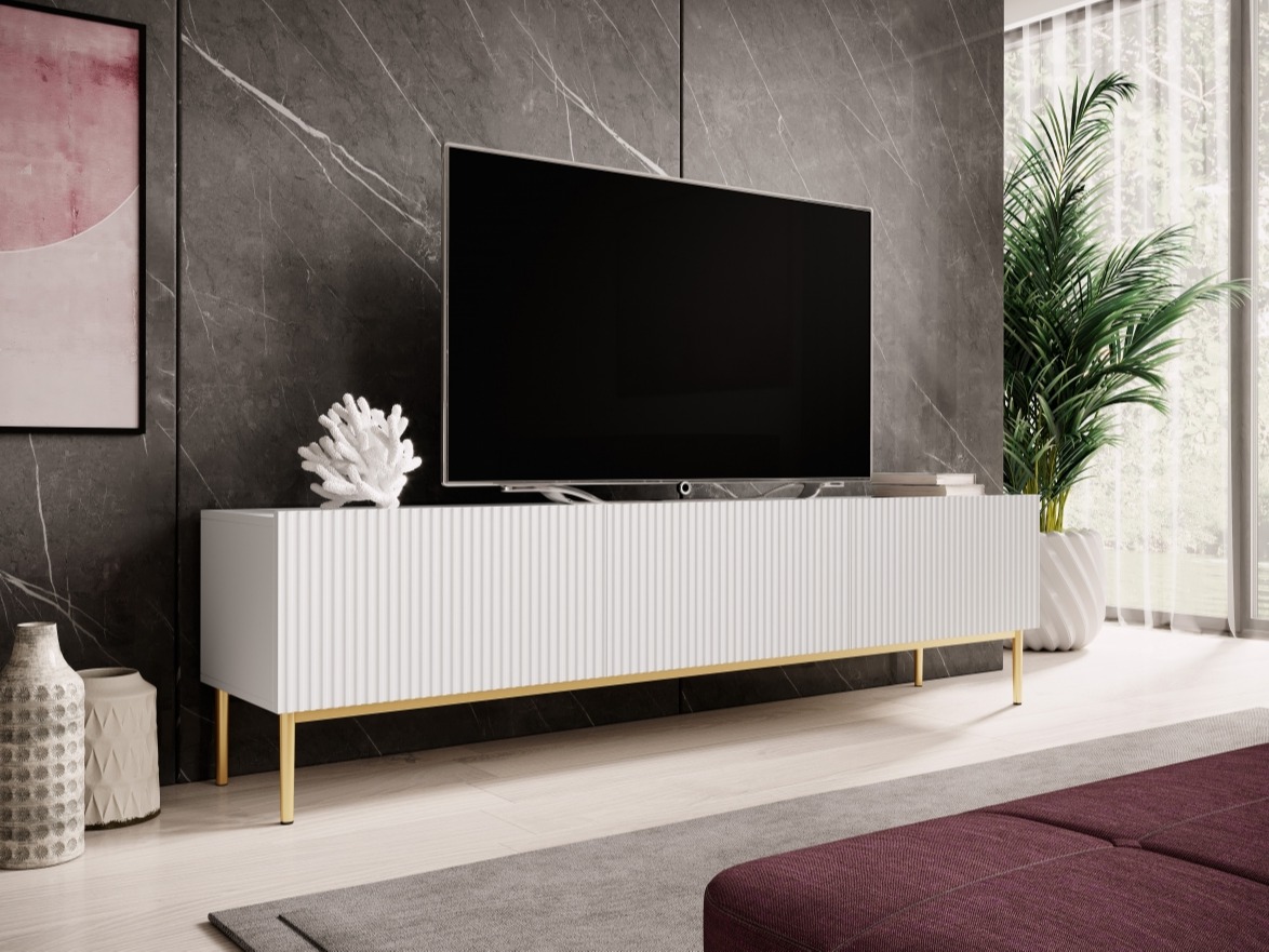 TV staliukas Melfelu 103 (Balta)