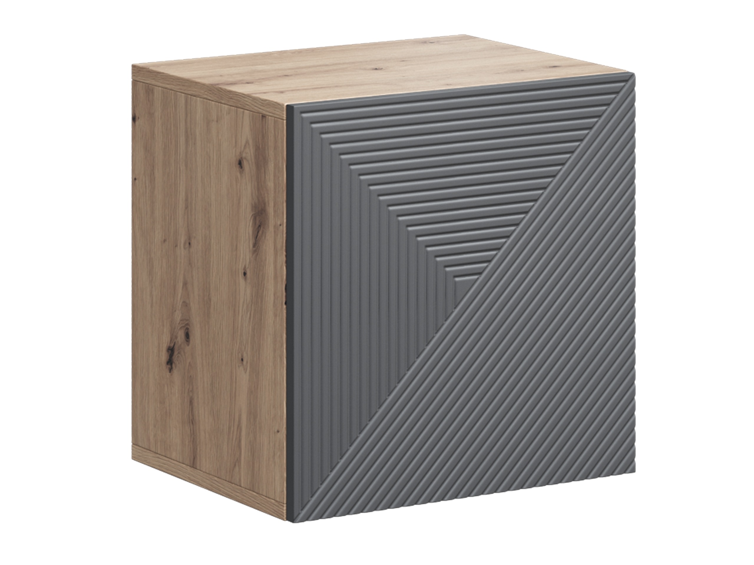 Pakabinama spintelė Dortivi 109 (Artisan ąžuolas + Matinė pilka)