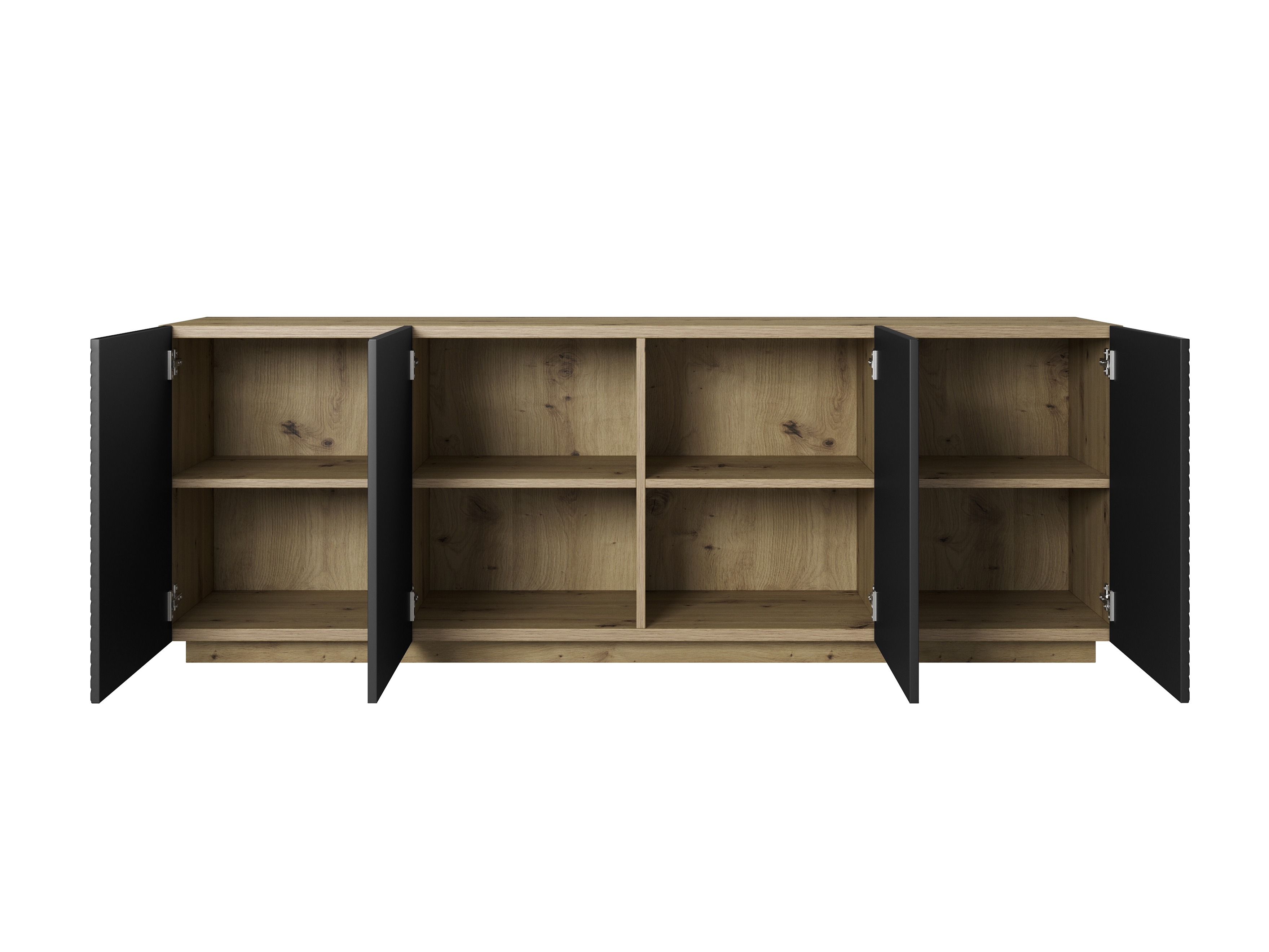 Spintelė Dortivi 110 (Artisan ąžuolas + Matinė juoda)