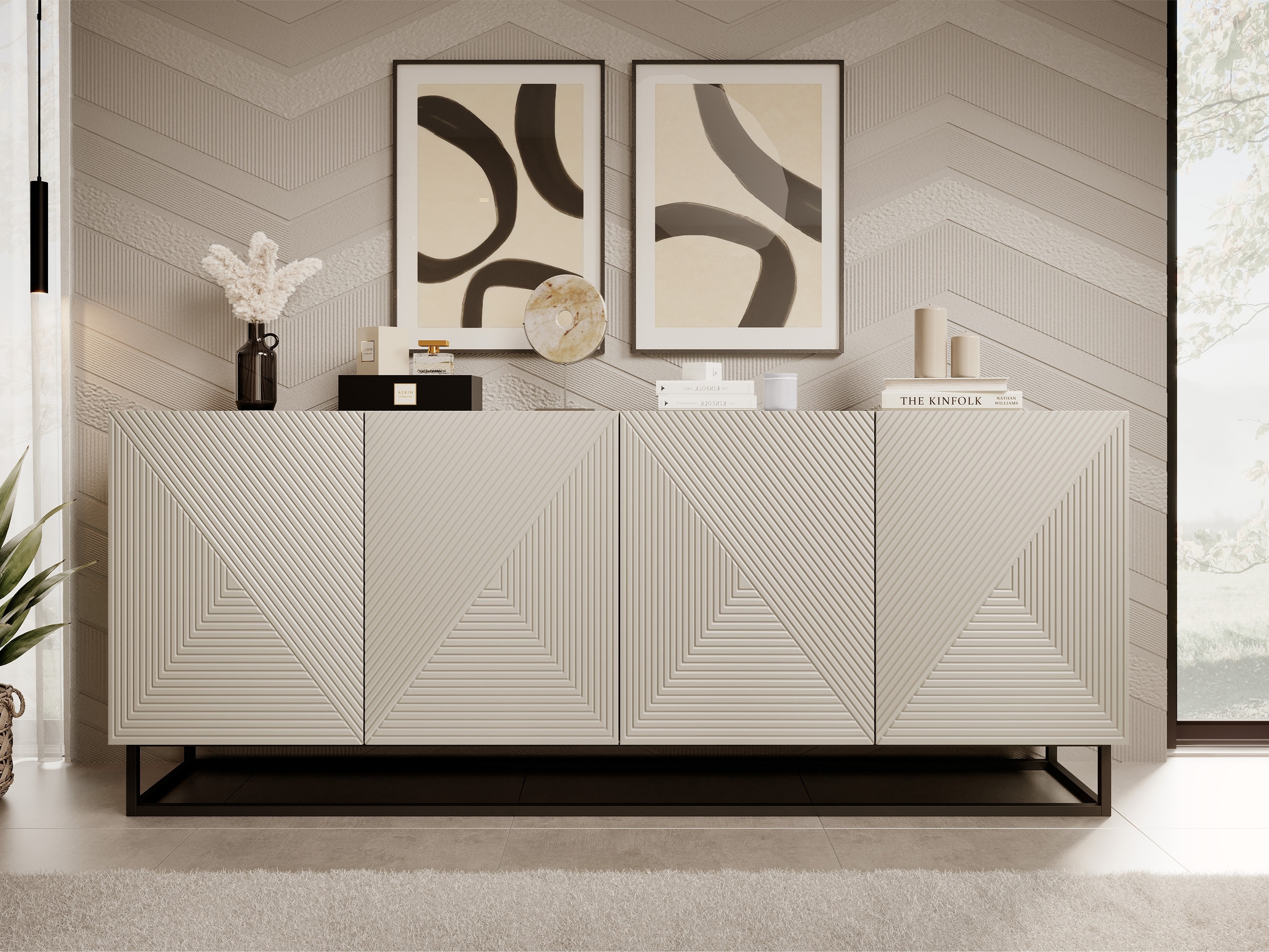 Spintelė Dortivi 111 (Kašmyras + Juoda)