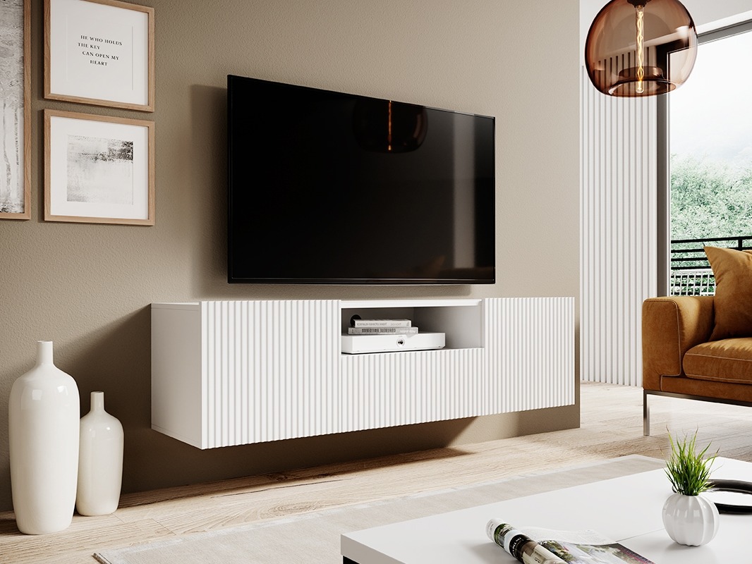 TV staliukas Melfelu 108 (Balta)