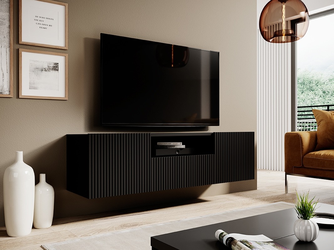 TV staliukas Melfelu 108 (Juoda)