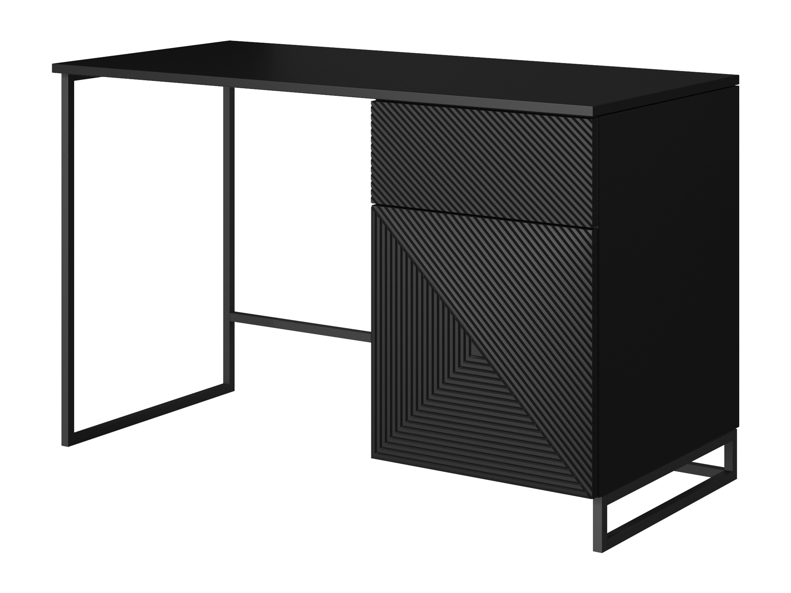 Darbo stalas Dortivi 112 (Matinė juoda)