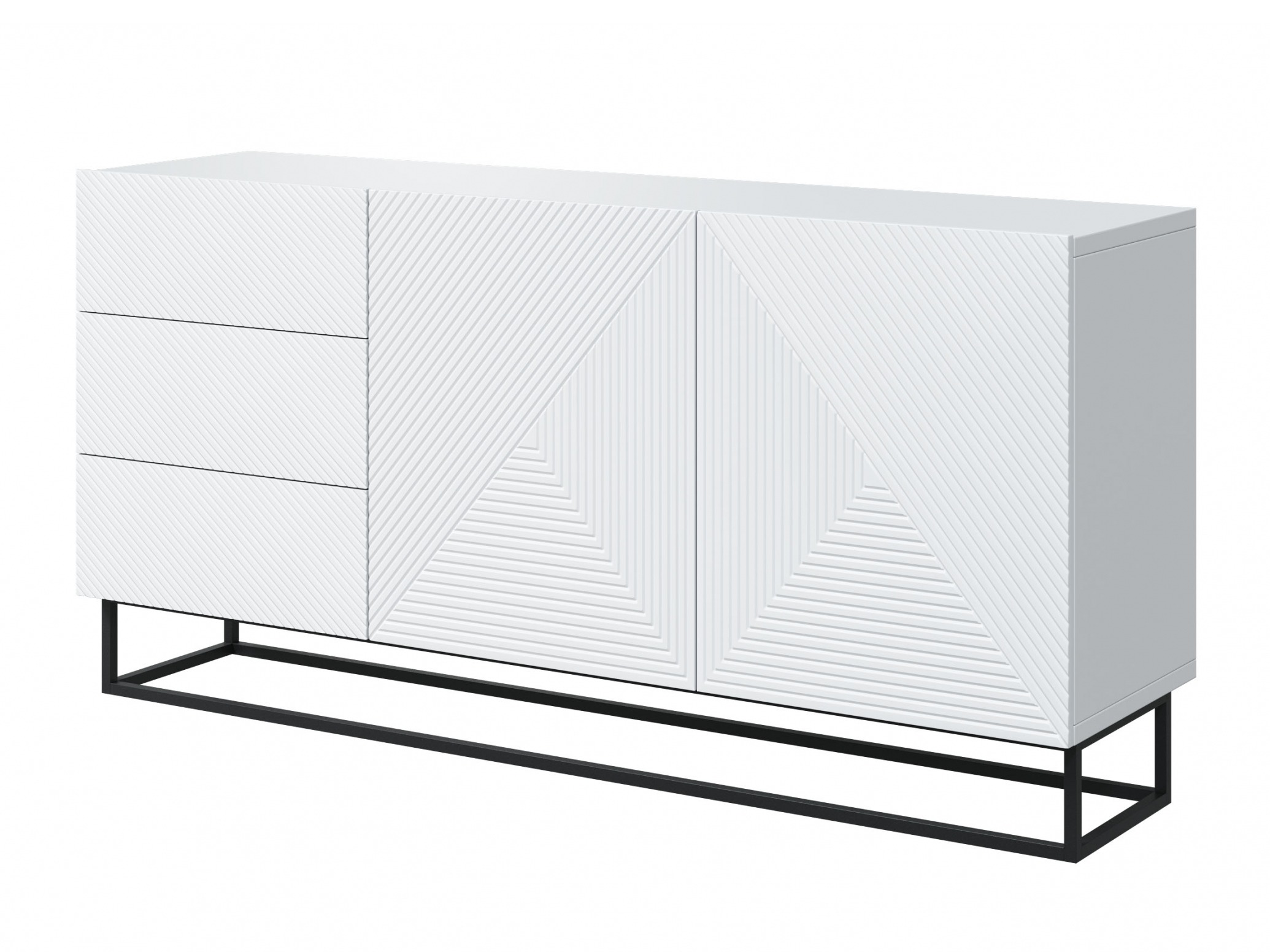 Komoda Dortivi 114 (Matinė balta)