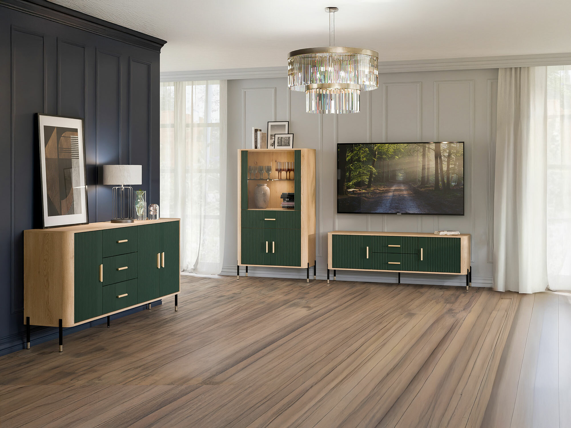 TV staliukas Flosora 103 (Žalia)