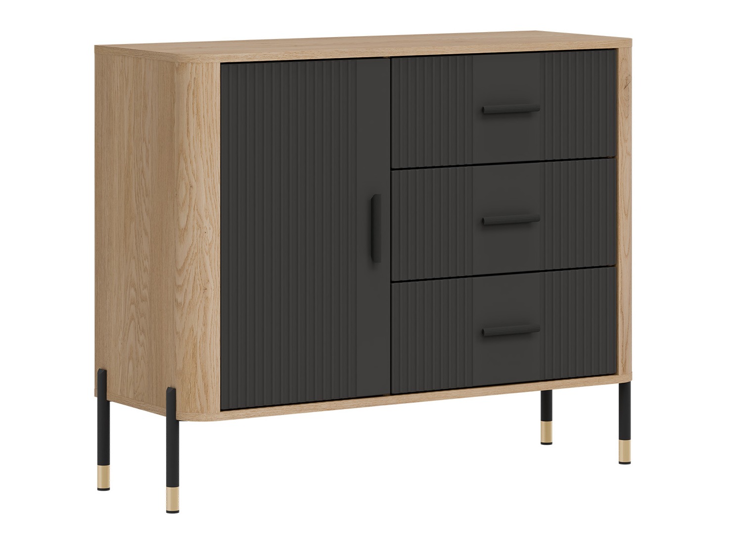 Komoda Flosora 107 (Antracitas)