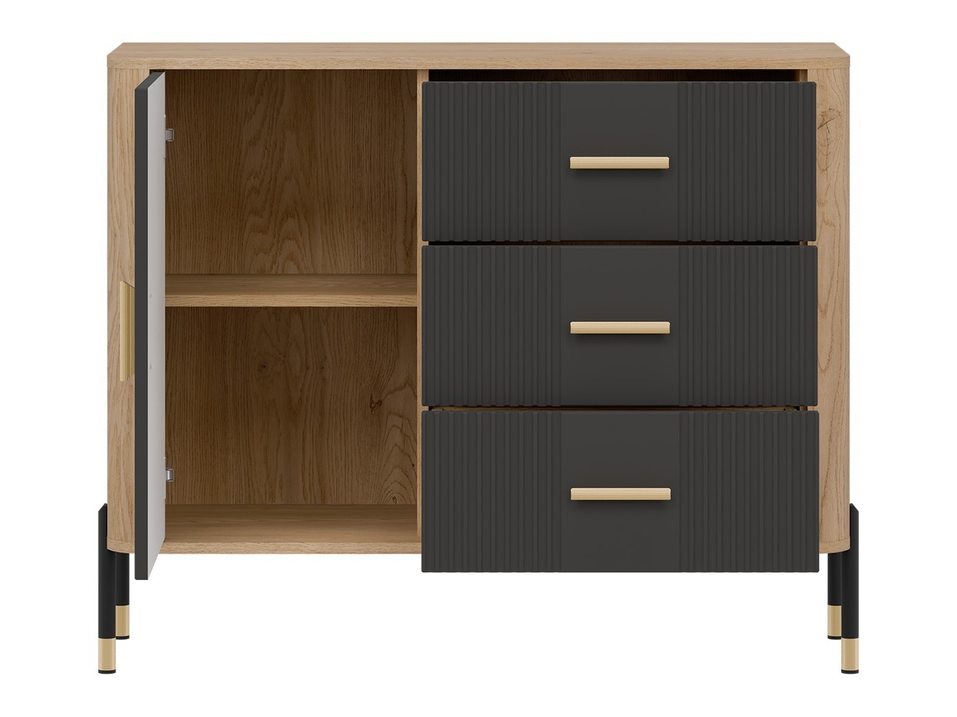 Komoda Flosora 107 (Antracitas)