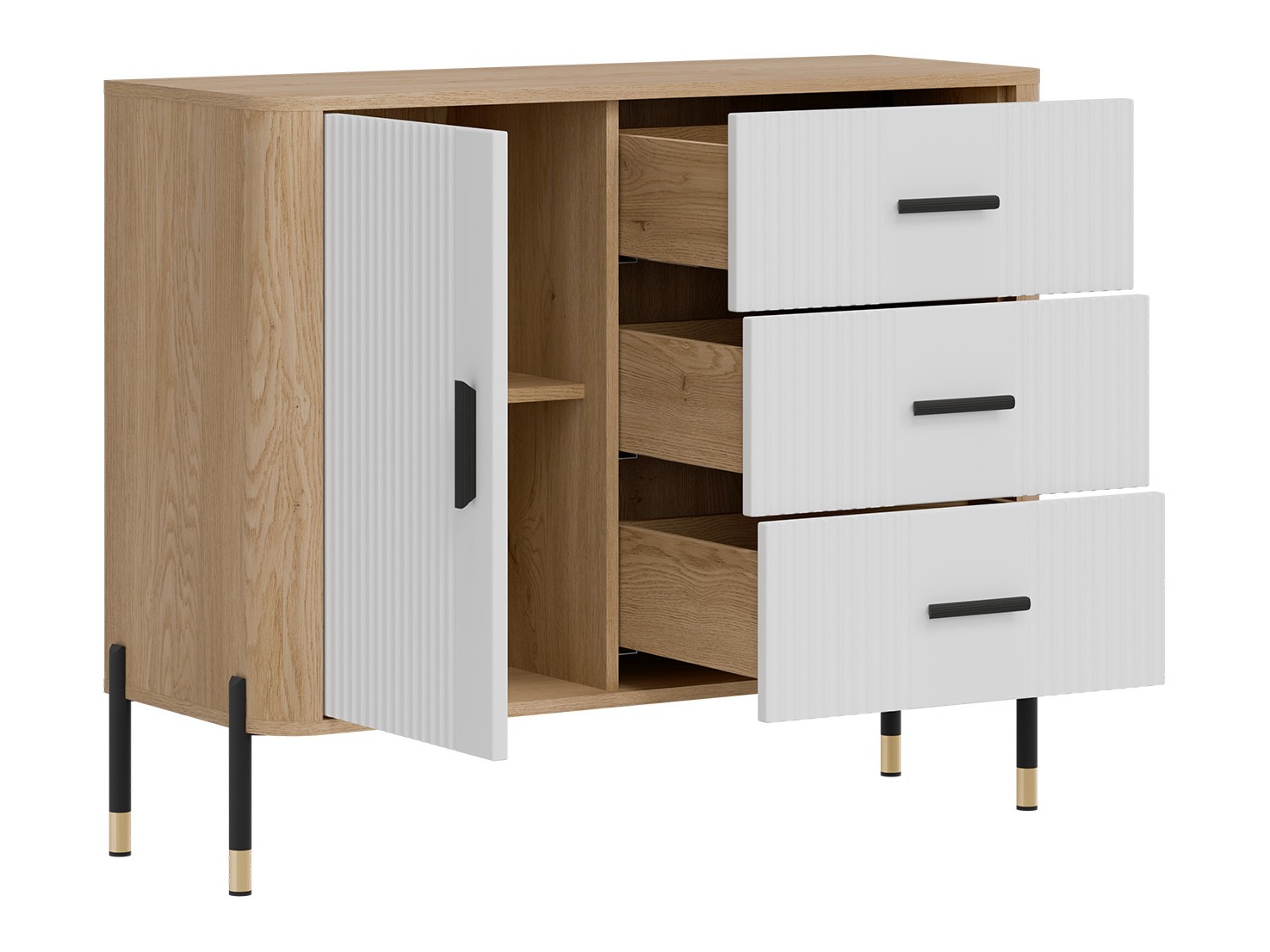 Komoda Flosora 107 (Balta)