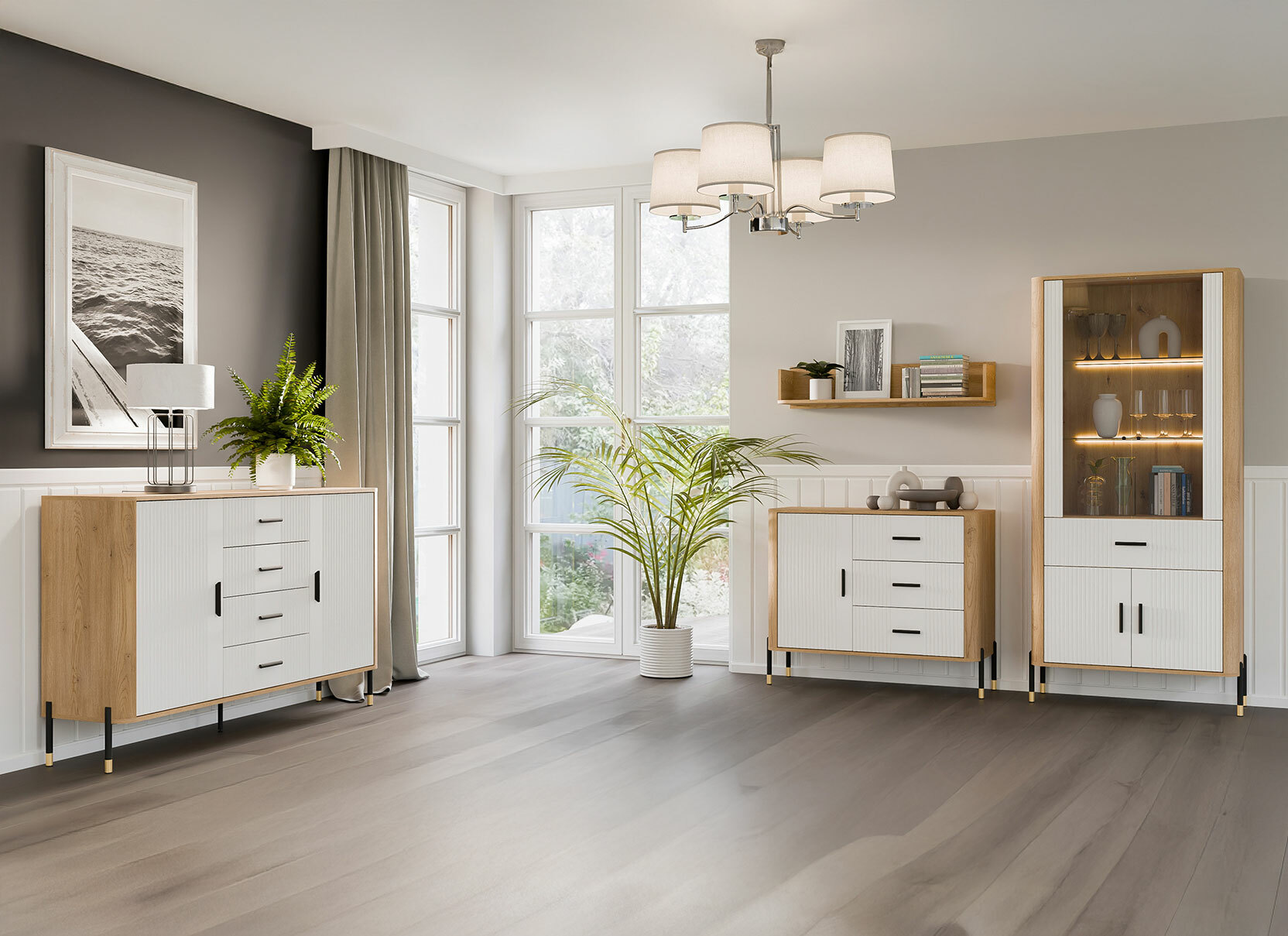 Komoda Flosora 107 (Balta)