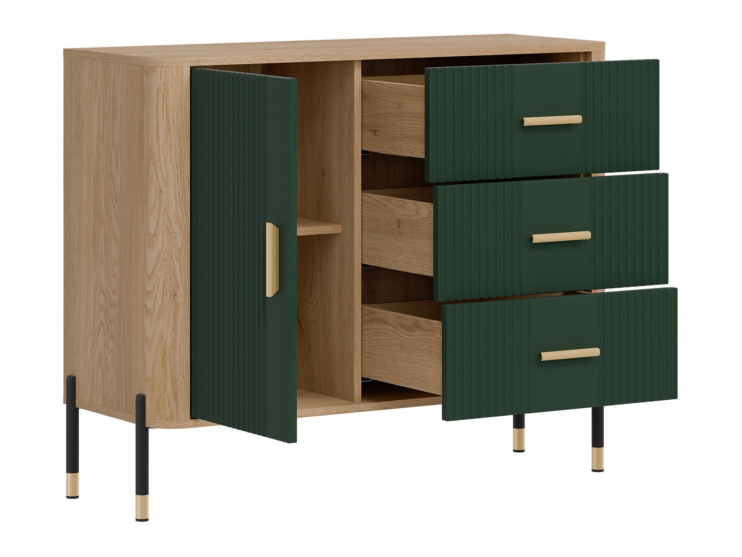 Komoda Flosora 107 (Žalia)