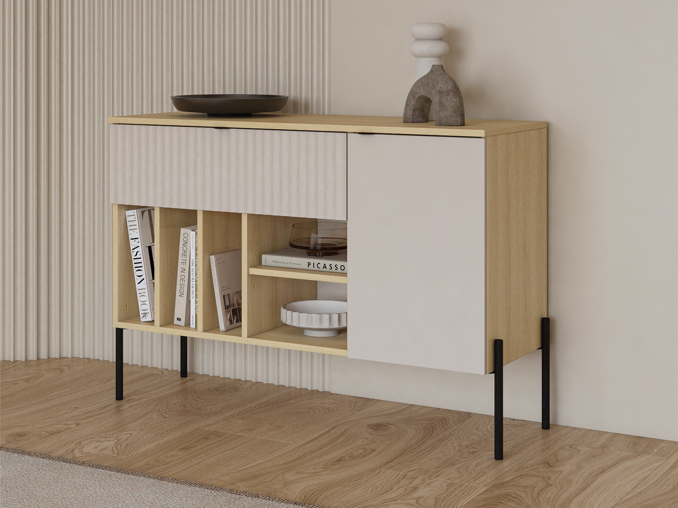 Komoda Levtenu 113 (Ąžuolas + Kašmyras)