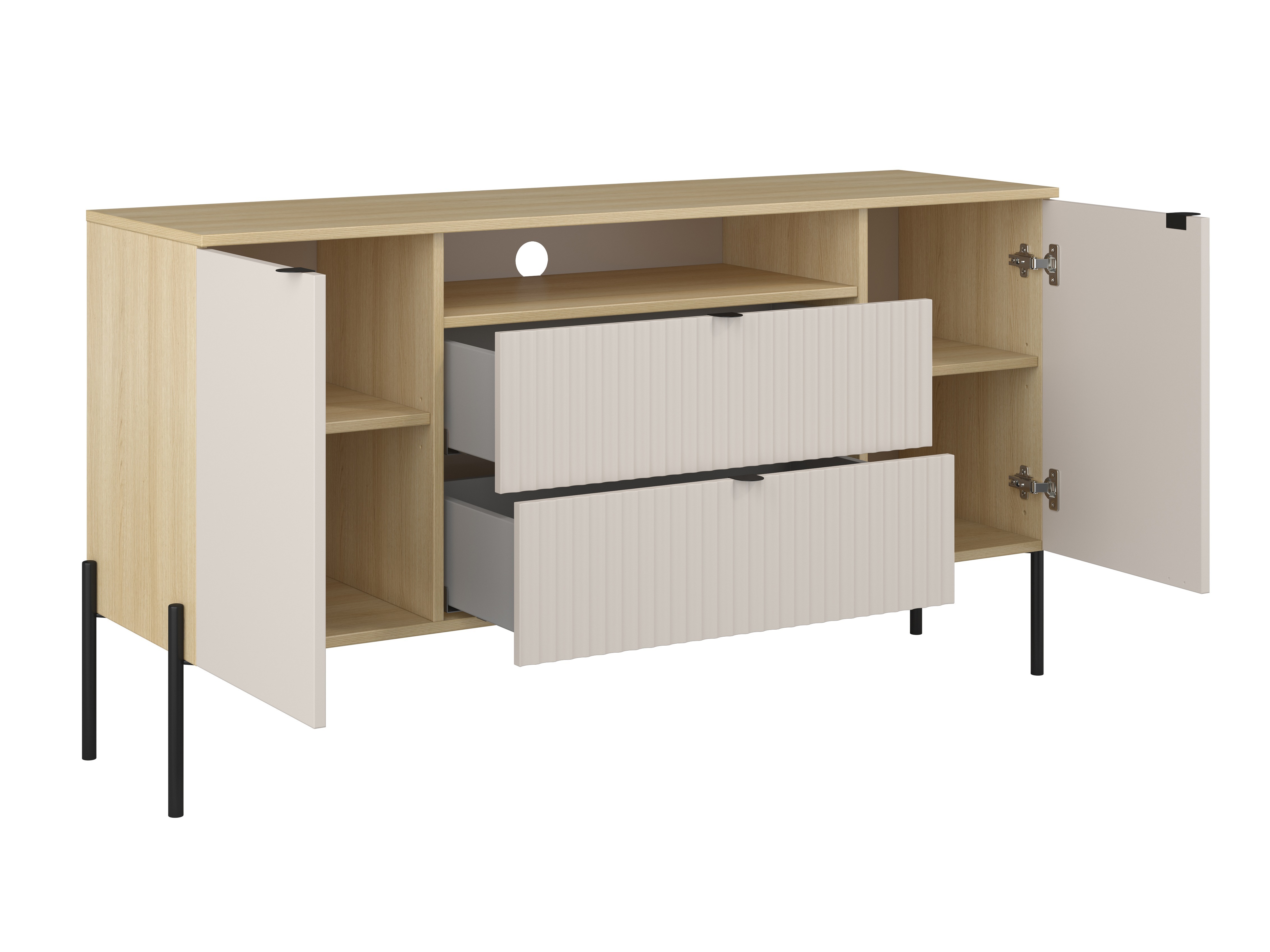 Komoda Levtenu 115 (Ąžuolas + Kašmyras)