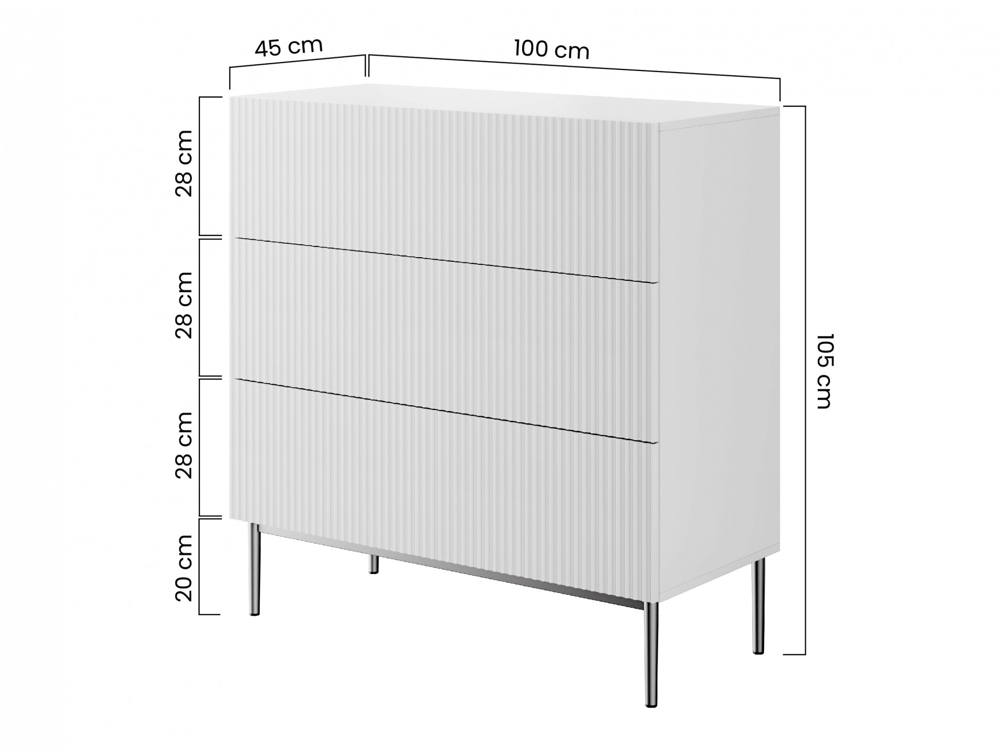 Komoda Melfelu 127 (Juoda)