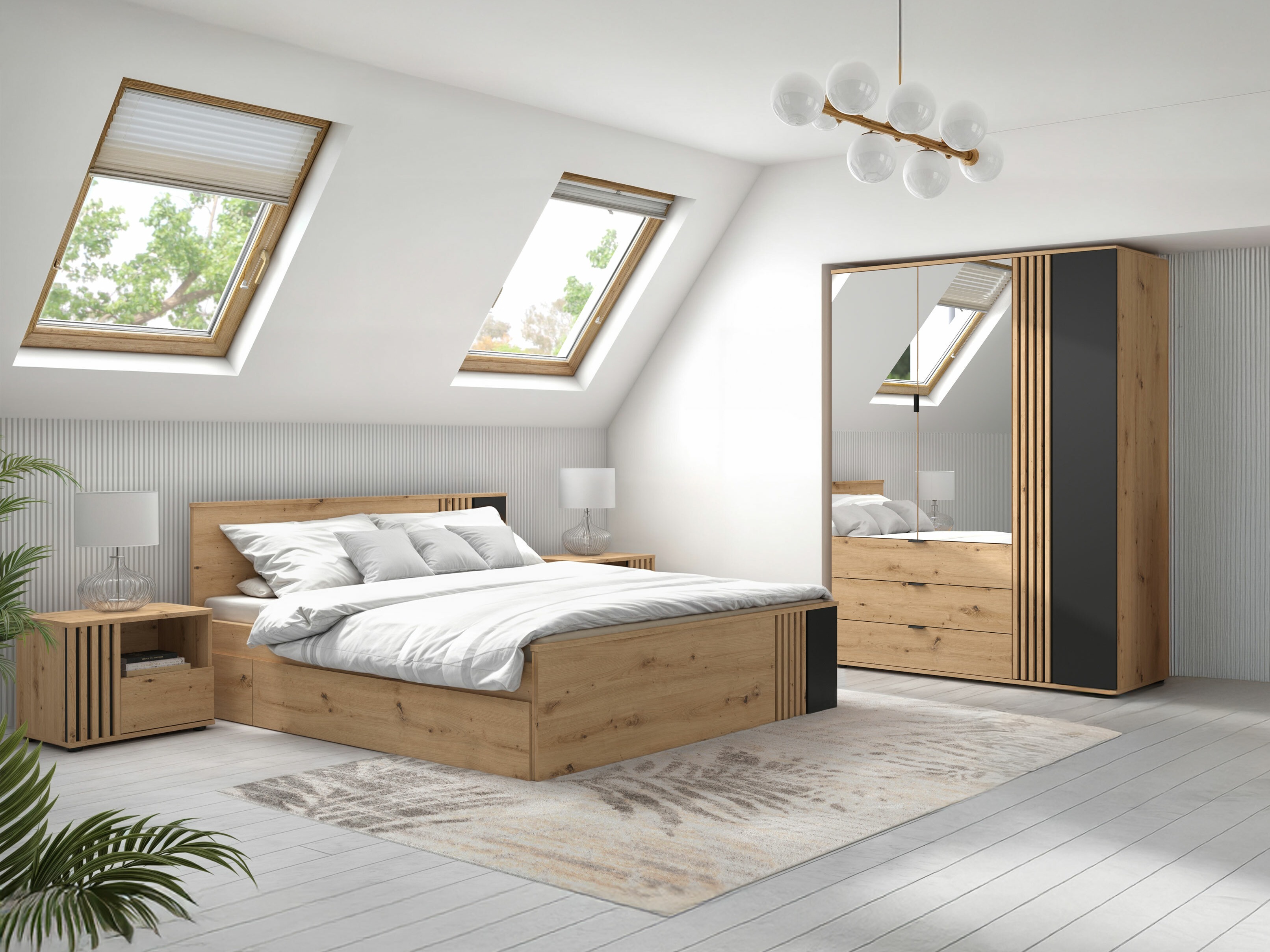 Miegamojo komplektas Orlnolu 110