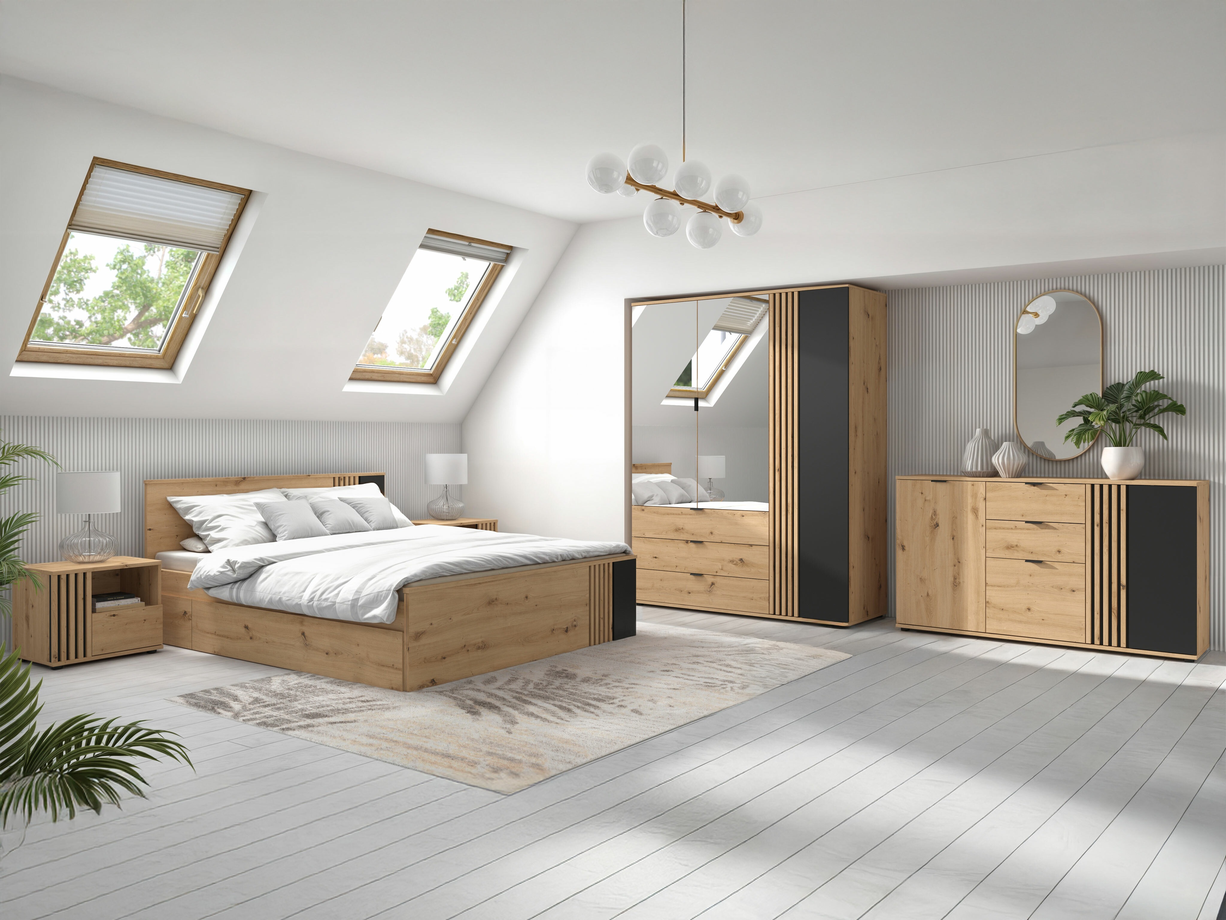 Miegamojo komplektas Orlnolu 110