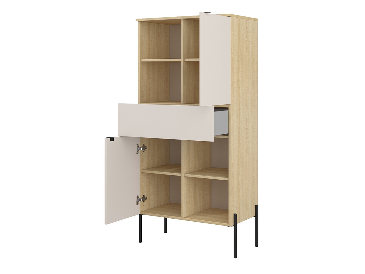 Svetainės komplektas Levtenu 118 (Ąžuolas + Kašmyras)