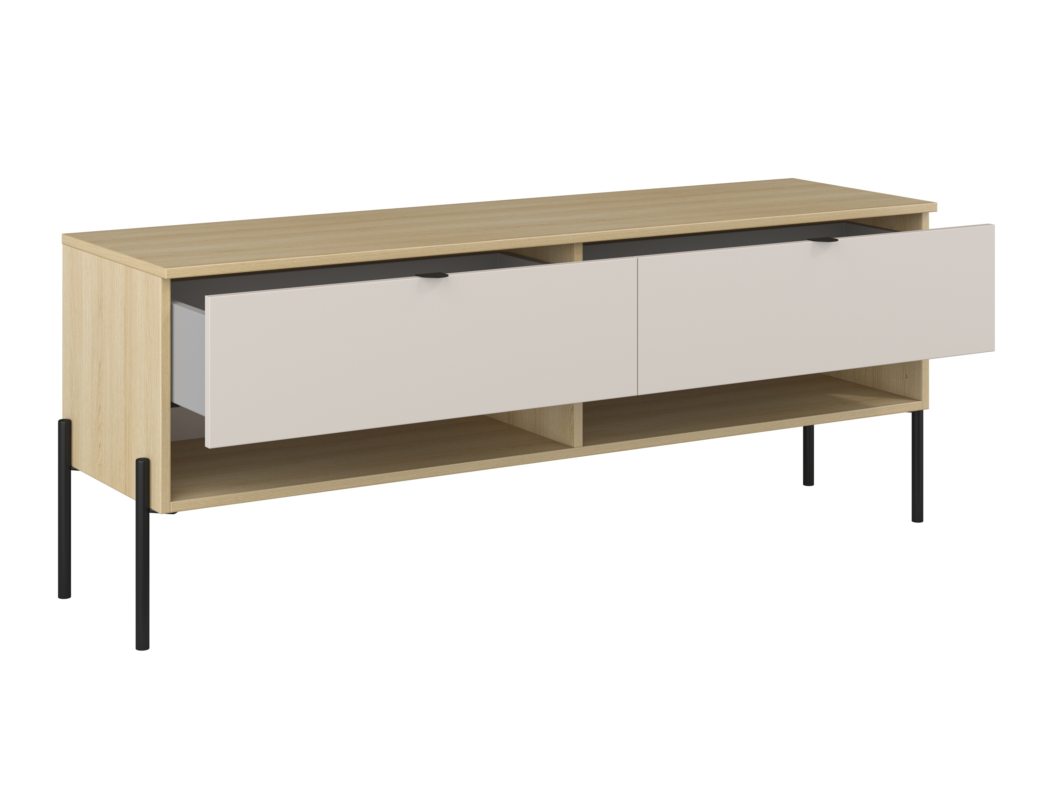 Svetainės komplektas Levtenu 118 (Ąžuolas + Kašmyras)