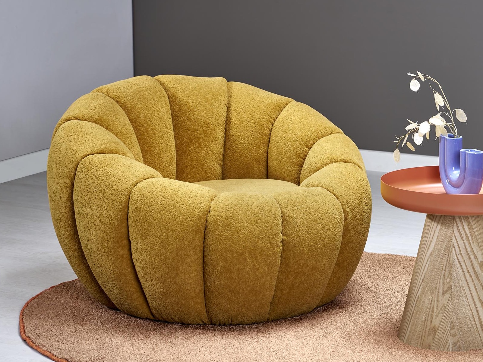 Fotelis Houston Lana (Geltona)