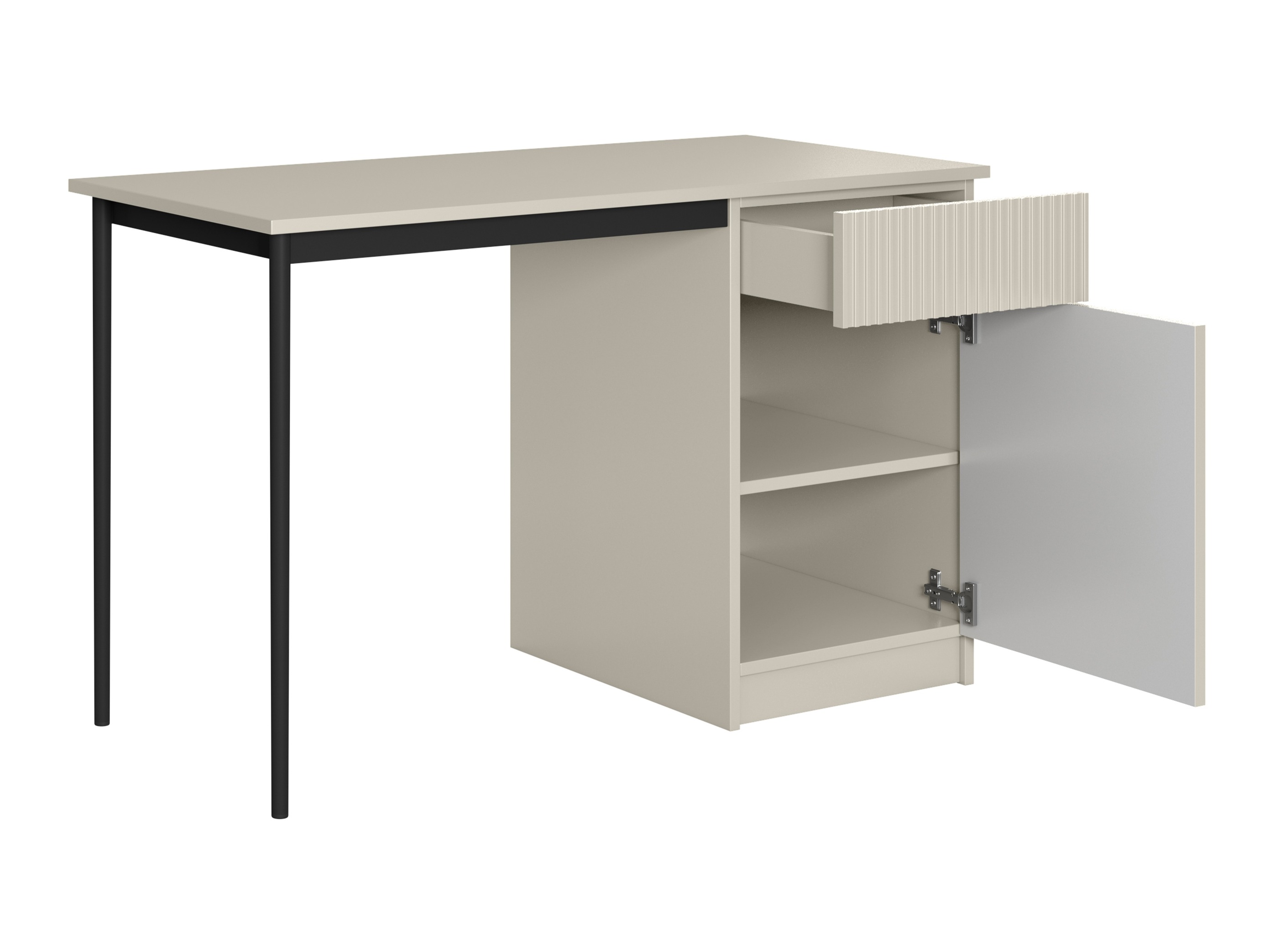 Darbo stalas Melfelu 131 (Juoda)