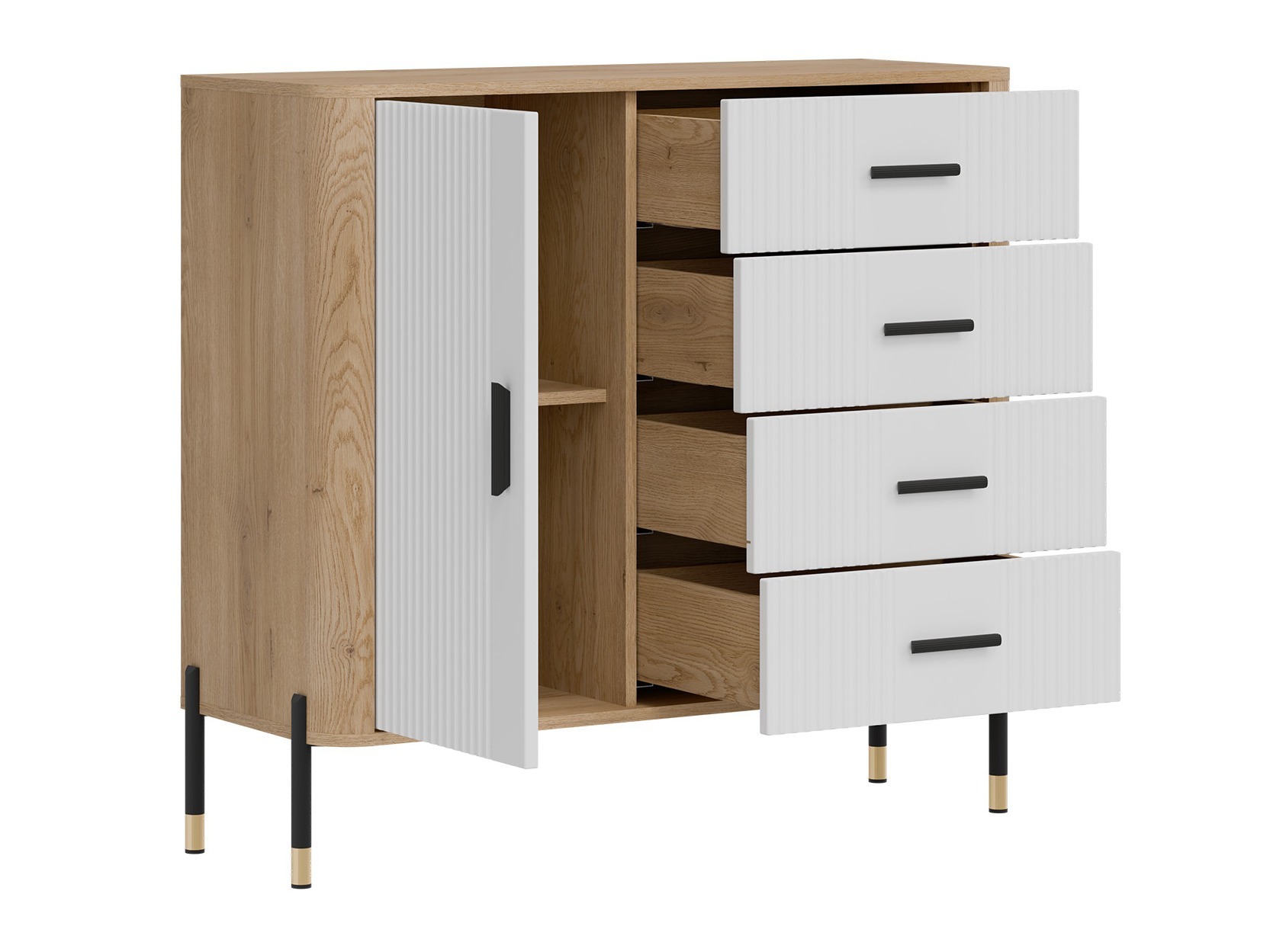 Komoda Flosora 117 (Balta)