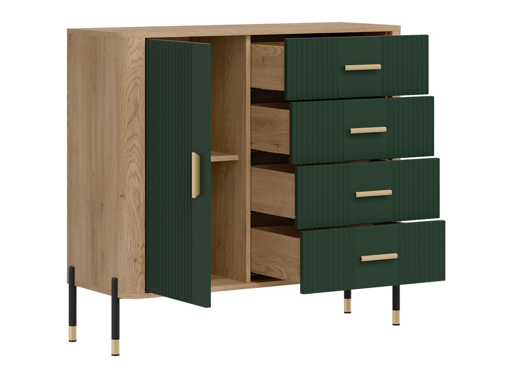 Komoda Flosora 117 (Žalia)