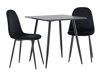 Valgomojo komplektas Dallas 4909 (Juoda)