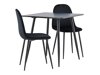 Valgomojo komplektas Dallas 4909 (Juoda)