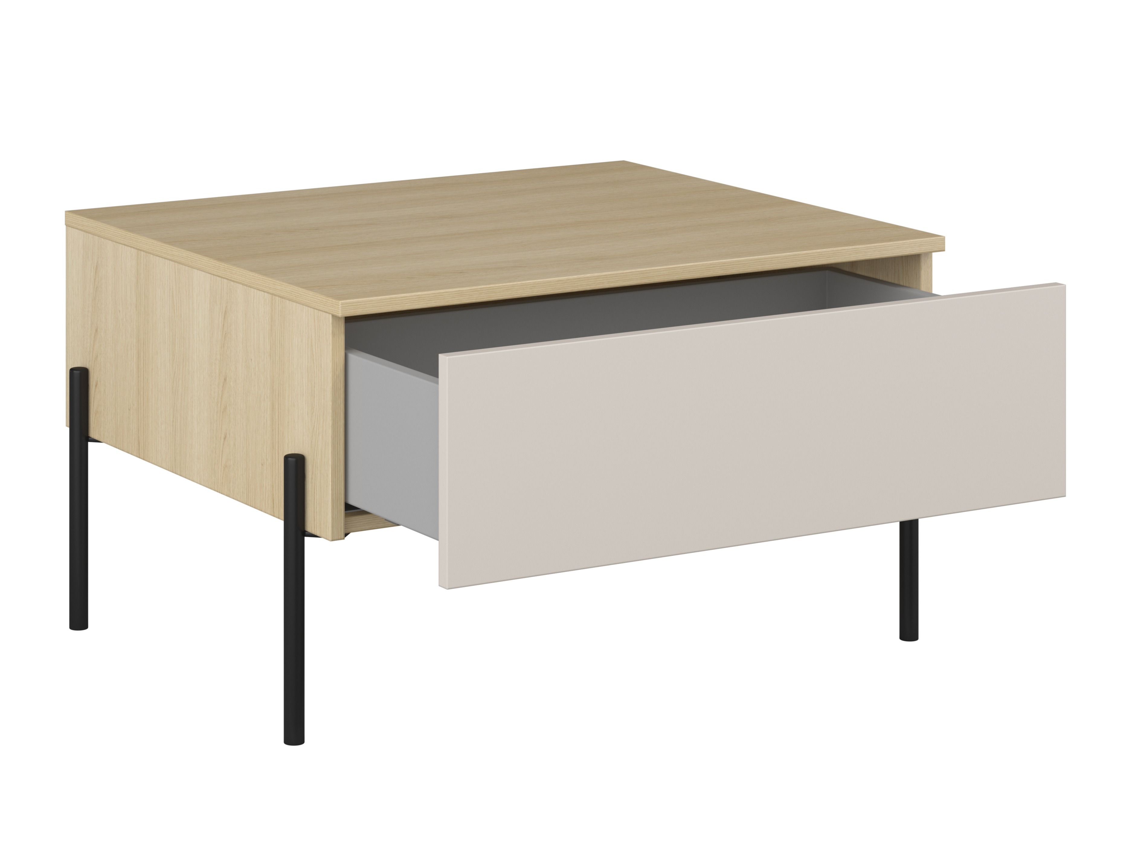 Žurnalinis staliukas Levtenu 116 (Ąžuolas + Kašmyras)