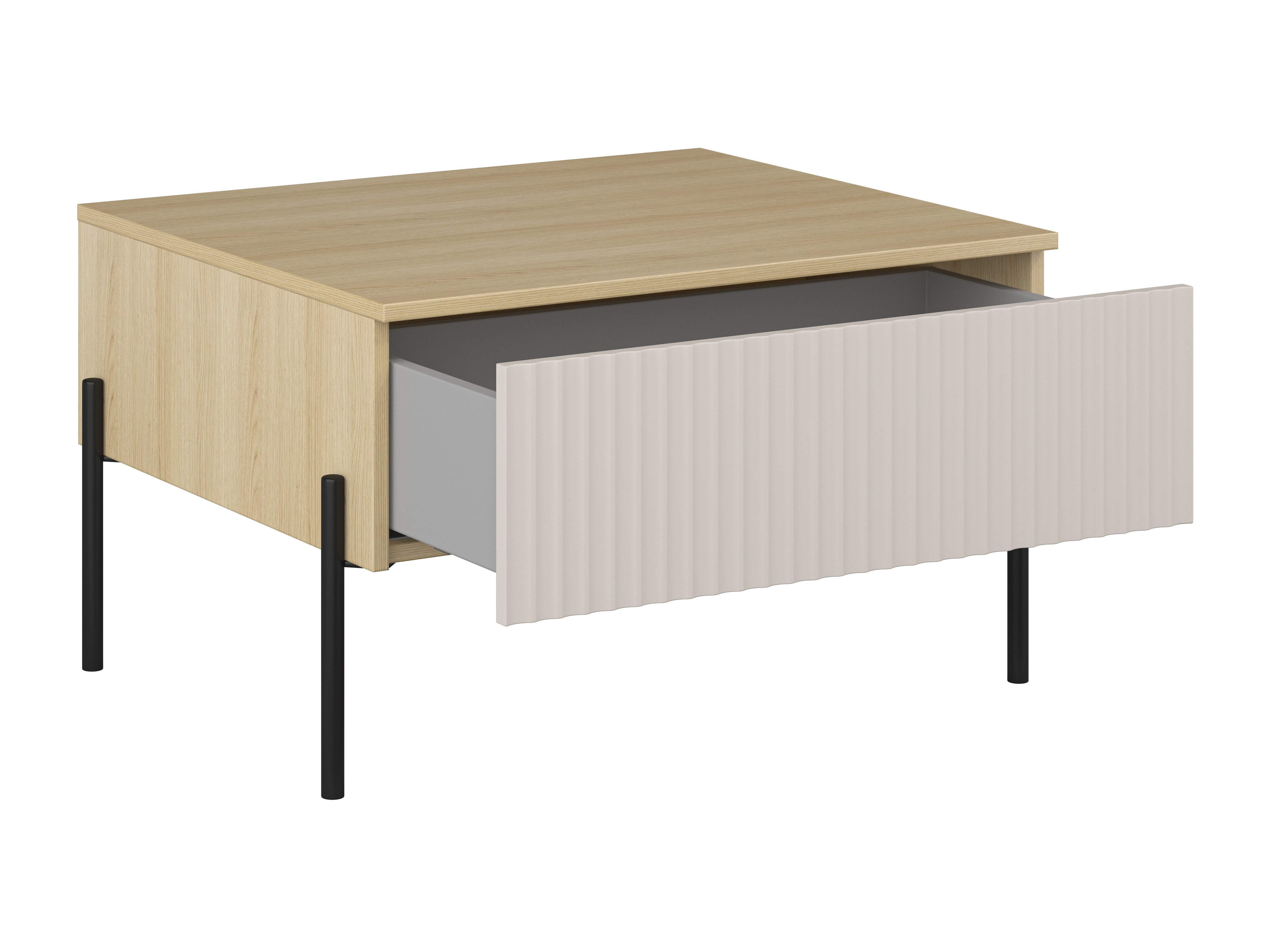 Žurnalinis staliukas Levtenu 117 (Ąžuolas + Kašmyras)