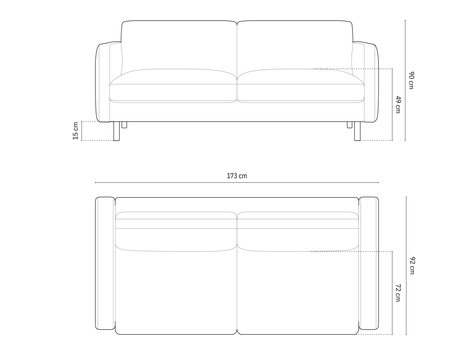 Sofa Delavie 101 (Paris Forest)