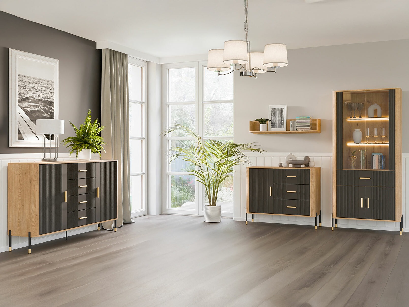 Lentyna Flosora 129 (Antracitas)