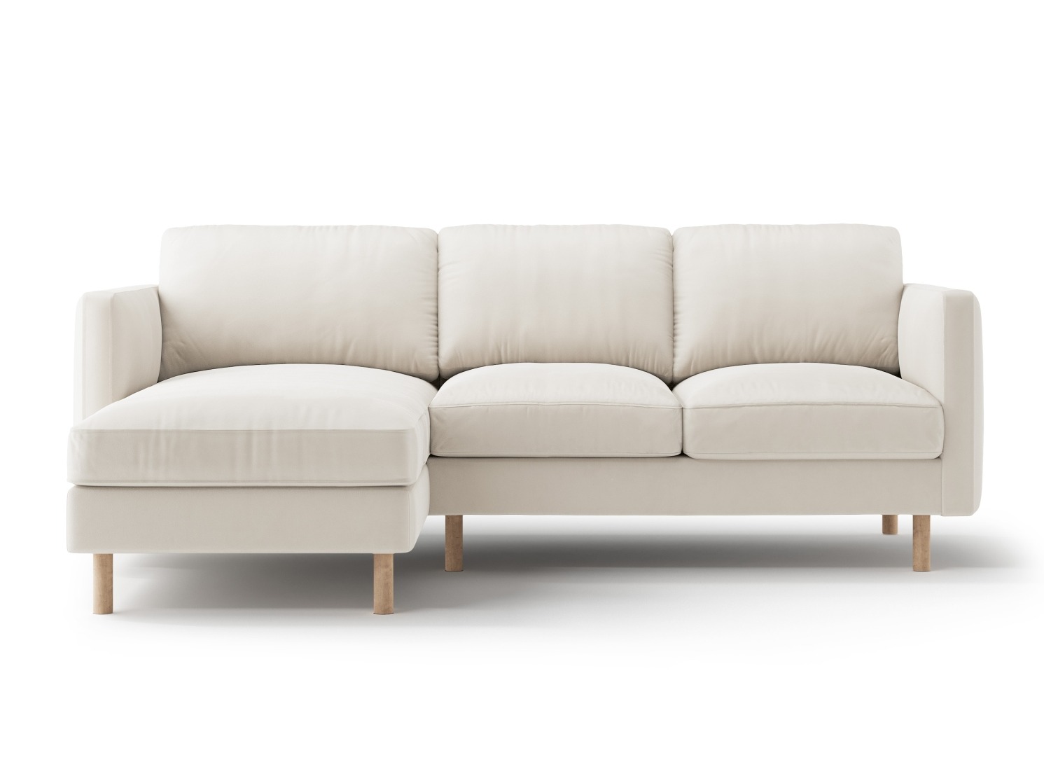 Minkštas kampas Delavie 103 (Paris Cream)